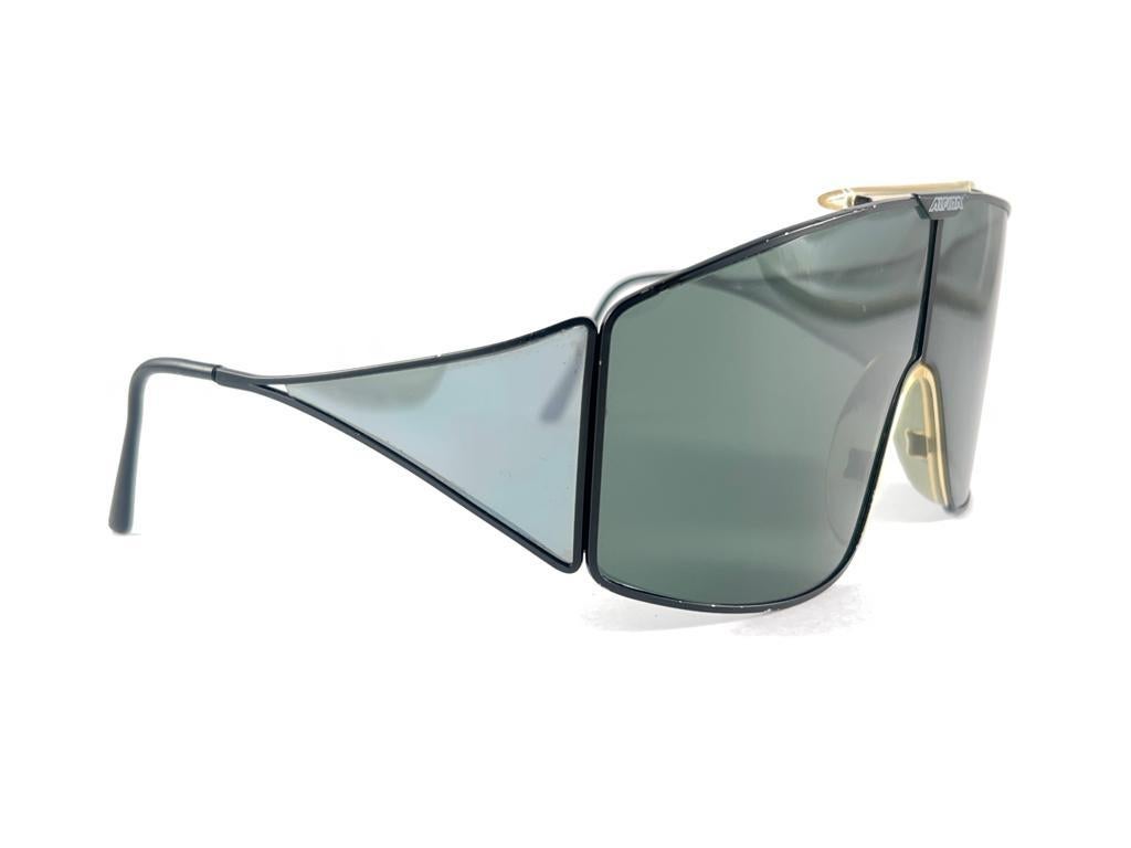 Rare Mint Vintage Alpina Stratos  Sunglasses 1980'S West Germany For Sale 3