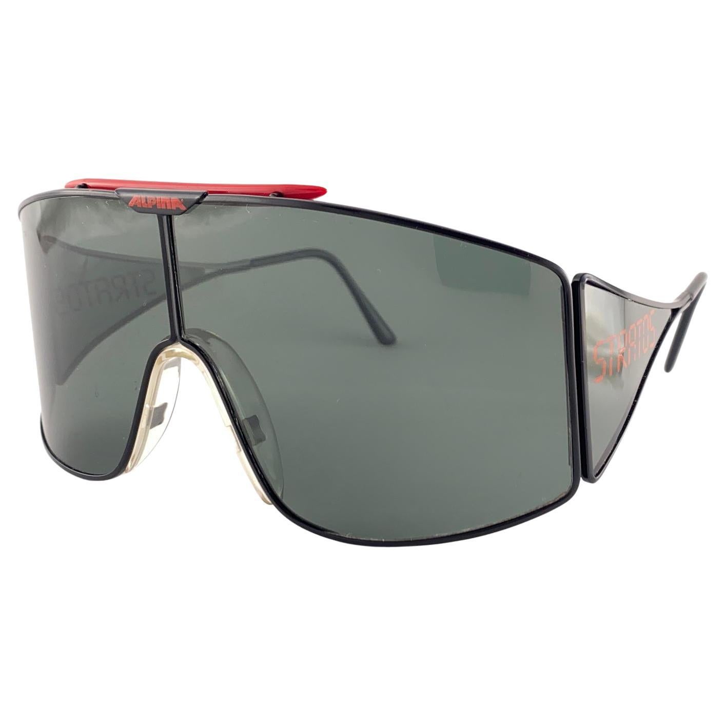 Seltener mintfarbener Vintage Alpina Stratos  Sonnenbrille 1980er Jahre Westdeutschland im Angebot