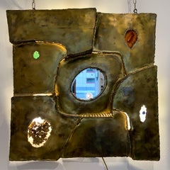 Raro espejo de François Melin, años 80