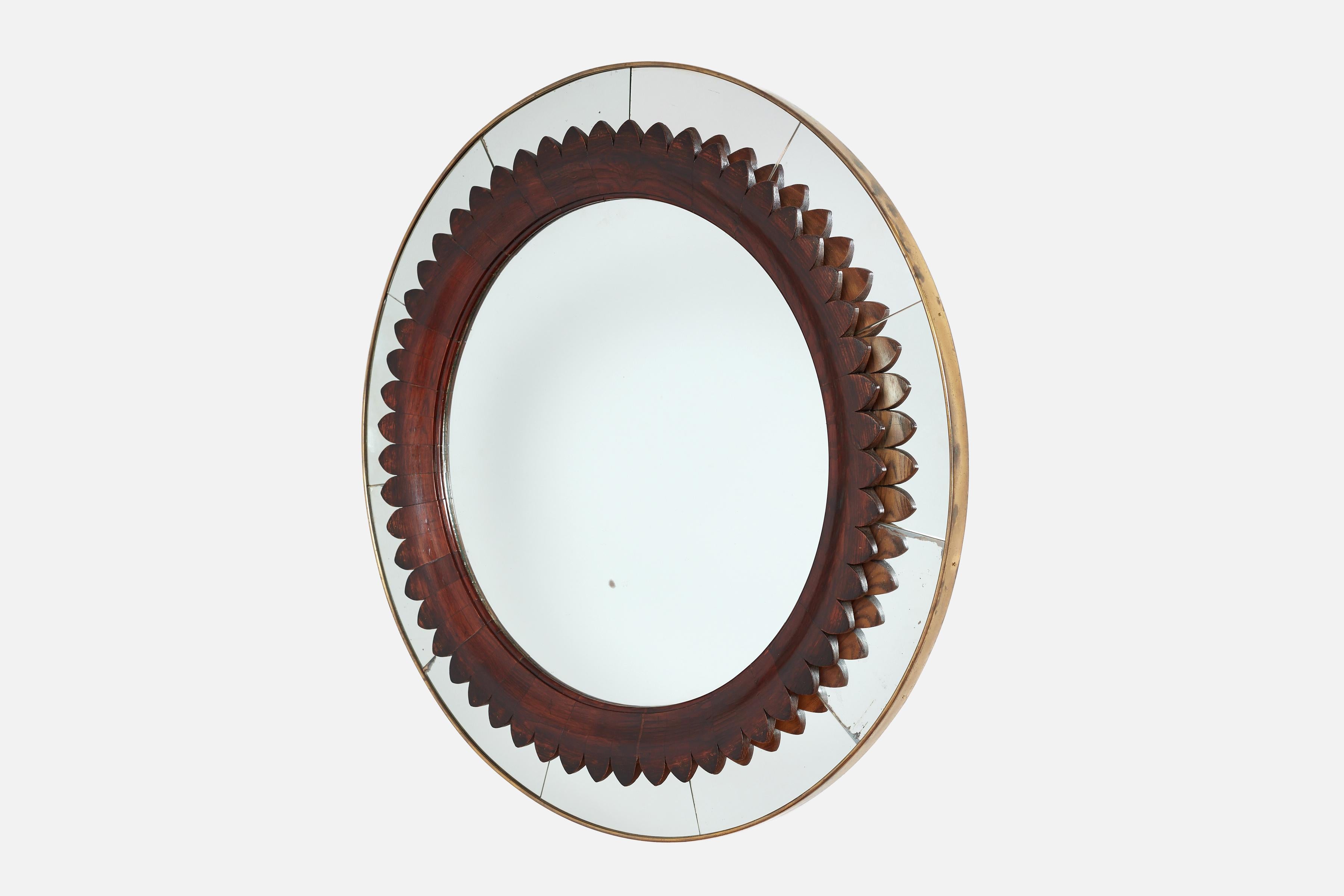 Italian Rare Mirror By Fratelli Marelli For Sale