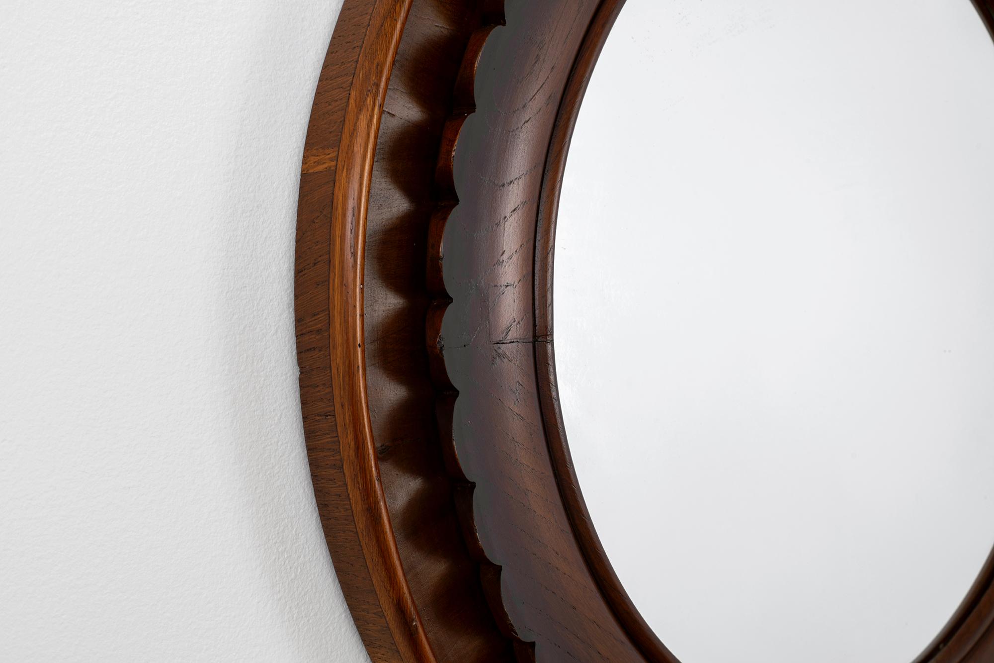 Mid-20th Century Rare Mirror by Fratelli Marelli