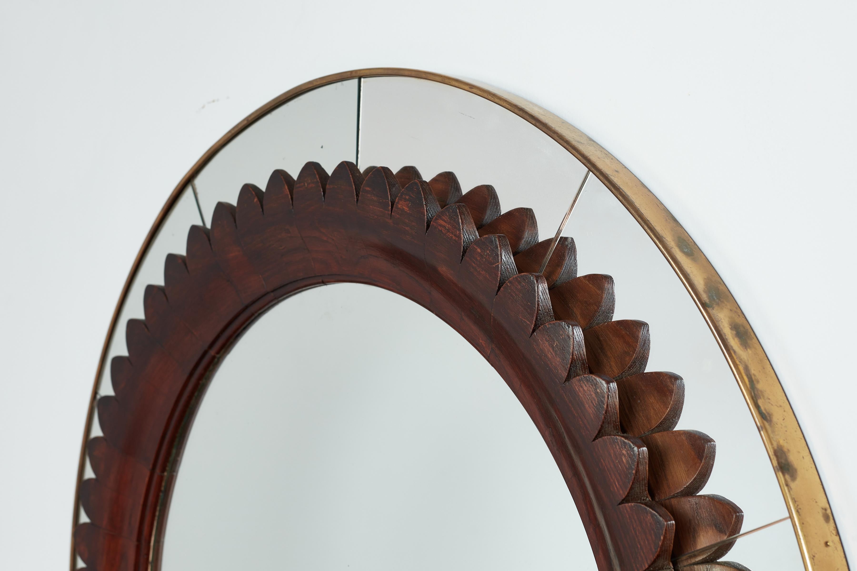 Mid-20th Century Rare Mirror By Fratelli Marelli For Sale