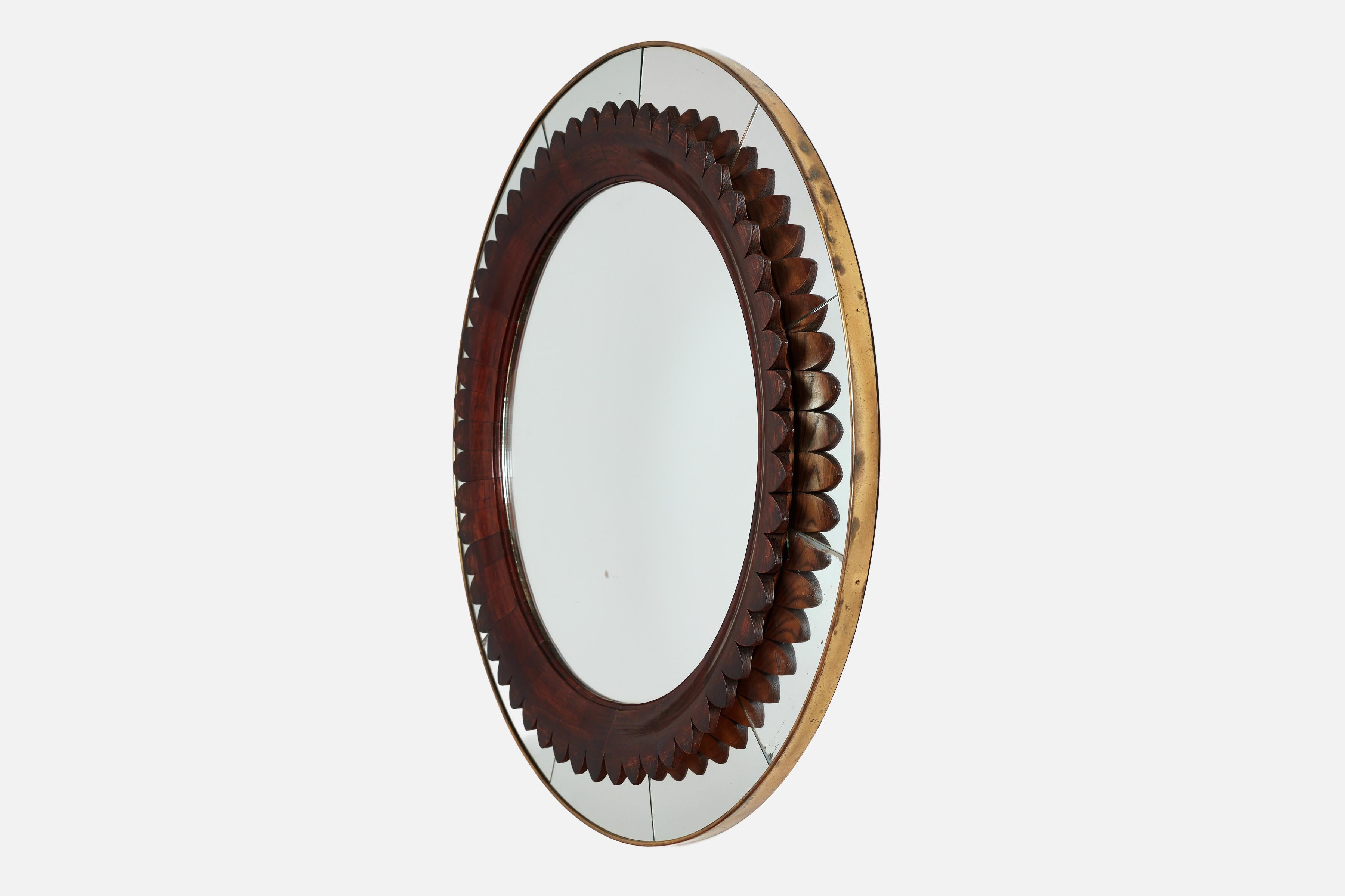 Seltener Spiegel von Fratelli Marelli  (Mitte des 20. Jahrhunderts) im Angebot