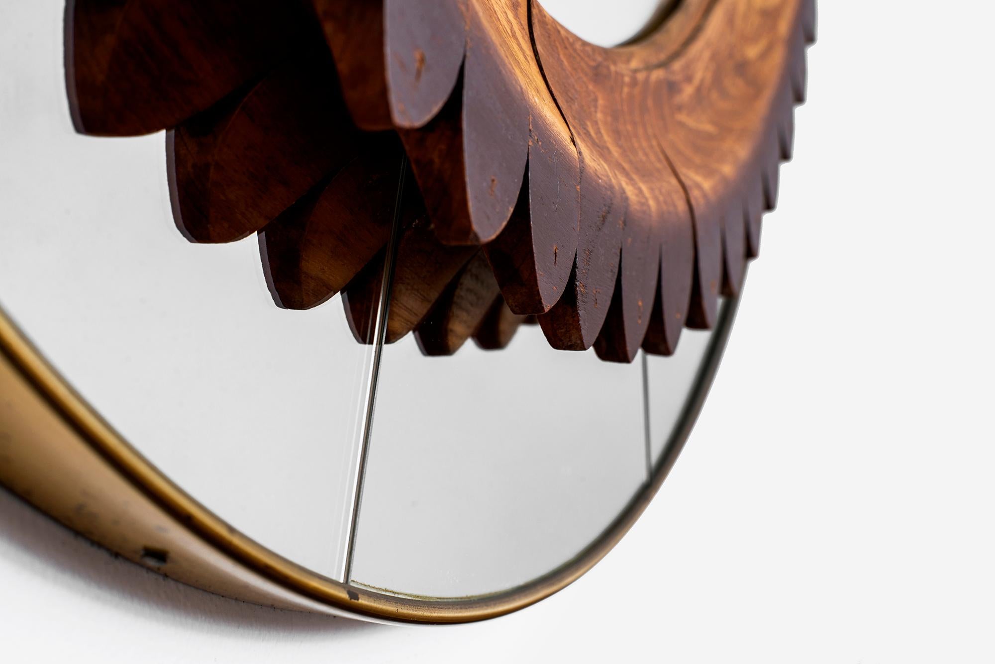 Mid-20th Century Rare Mirror by Fratelli Marelli