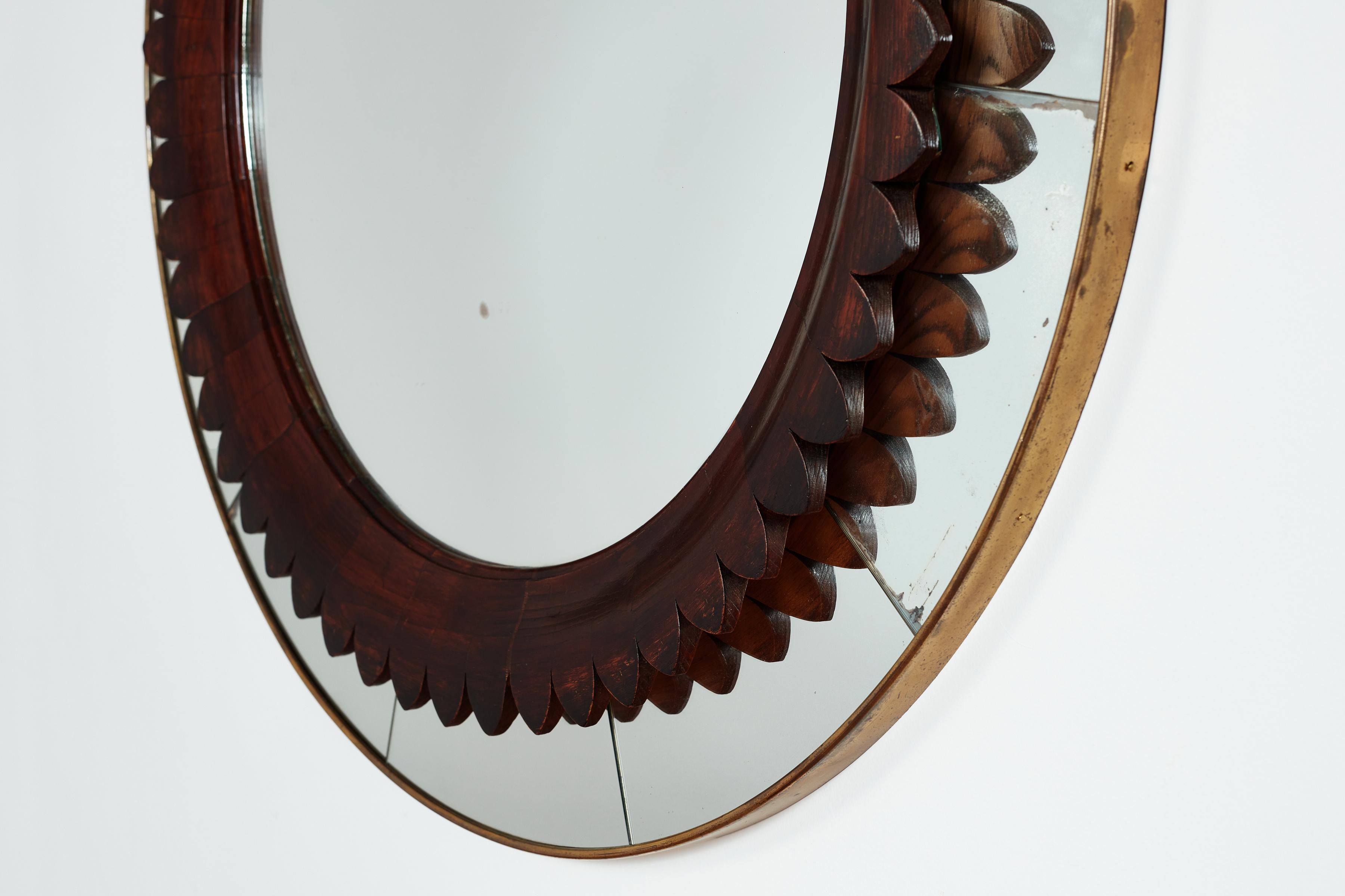 Rare Mirror by Fratelli Marelli  For Sale 1