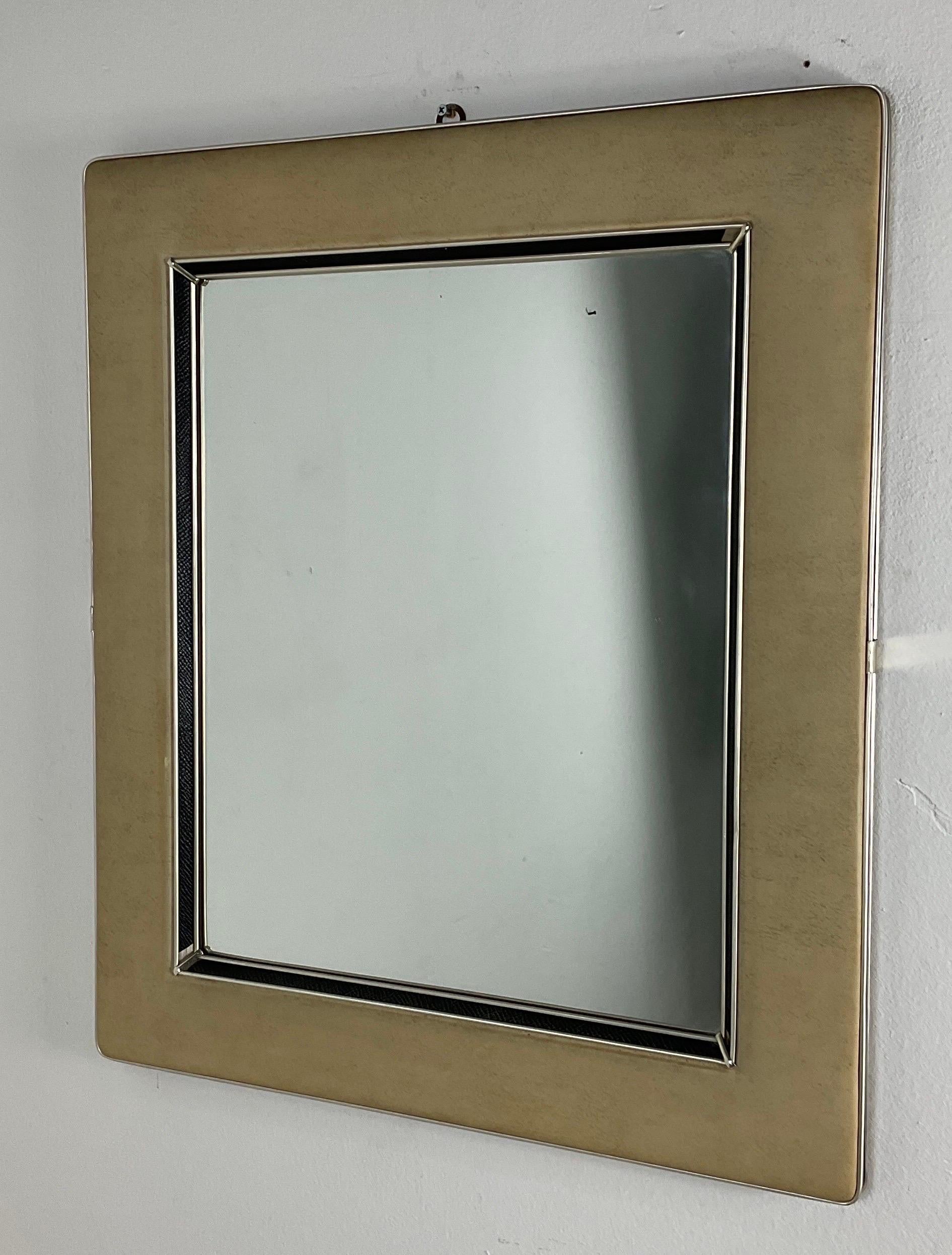 Rare mirror by Umberto Mascagni, 50s For Sale 5
