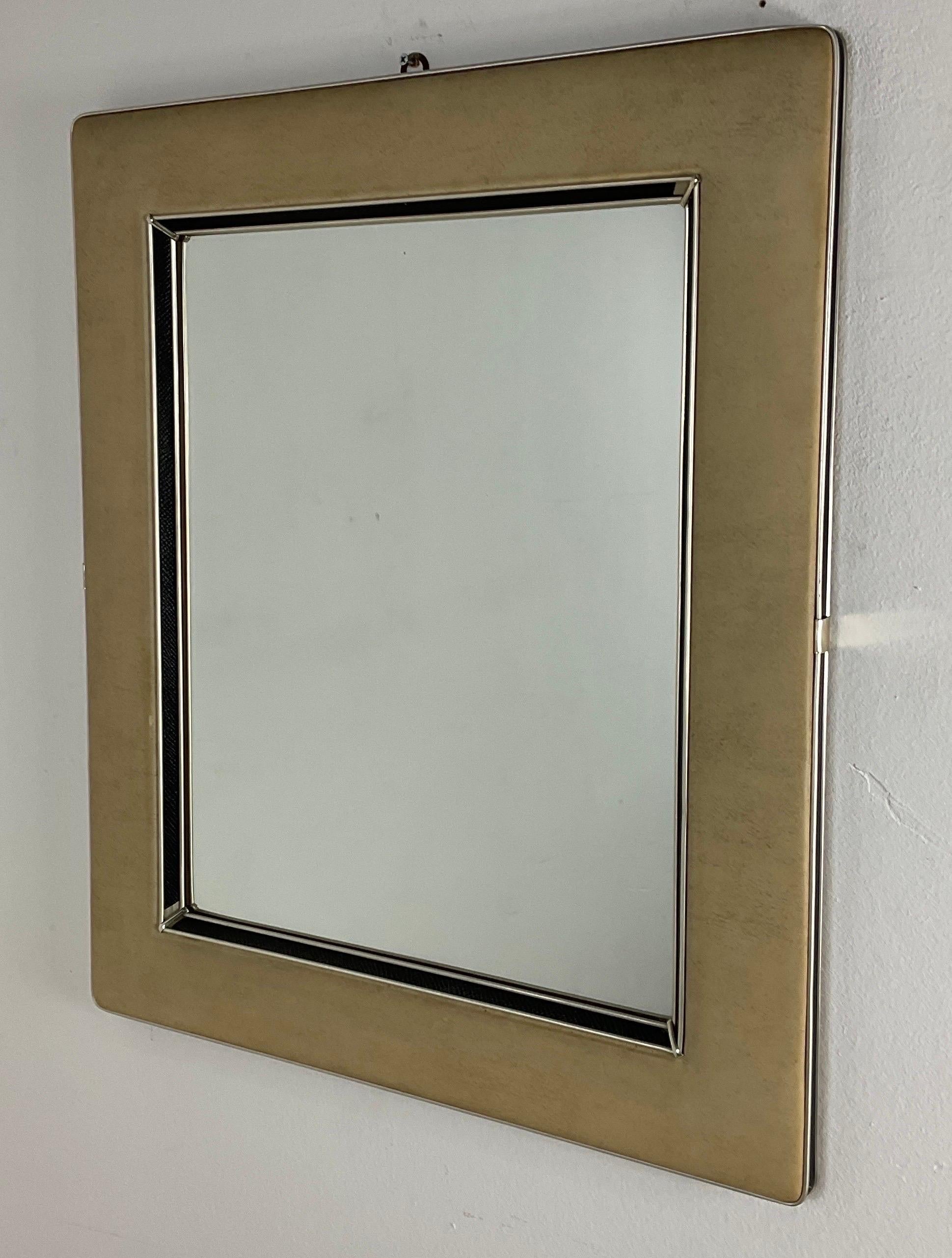 Italian Rare mirror by Umberto Mascagni, 50s For Sale