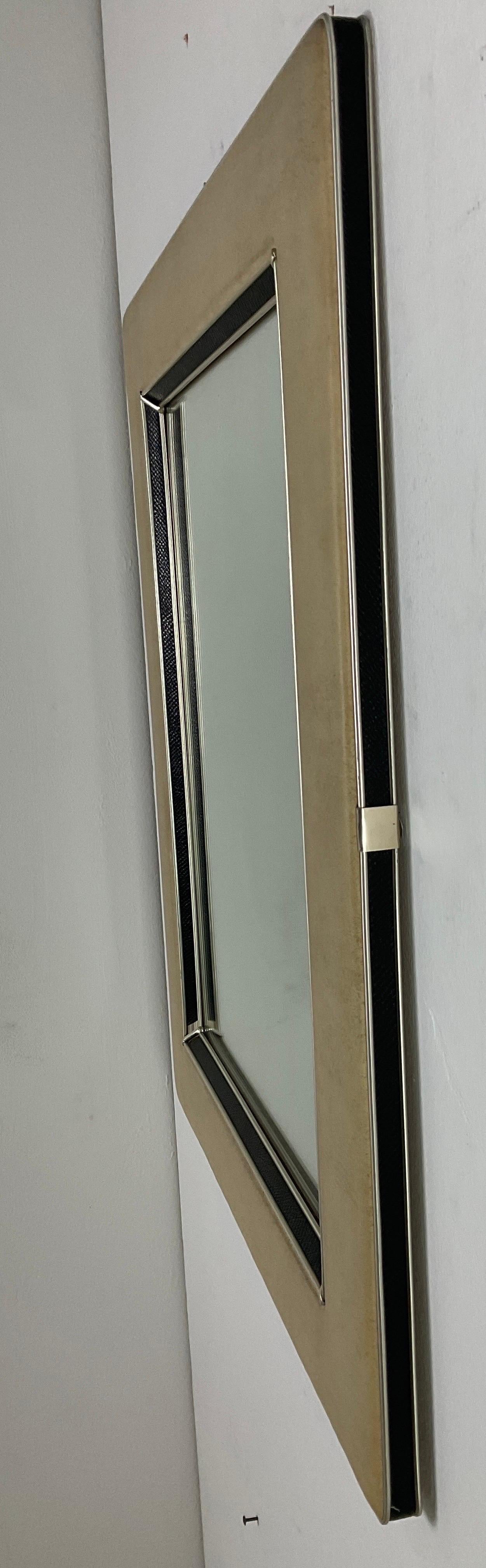 Rare mirror by Umberto Mascagni, 50s For Sale 3