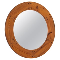 Rare mirror by Uno & Östen Kristiansson for Luxus Möbelfabrik Sweden 1960s