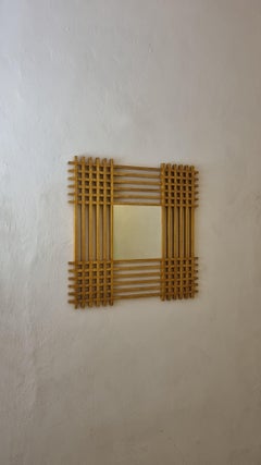 Rare mirror designed by Ettore Sottsass for Santambrogio & De Berti, 1959