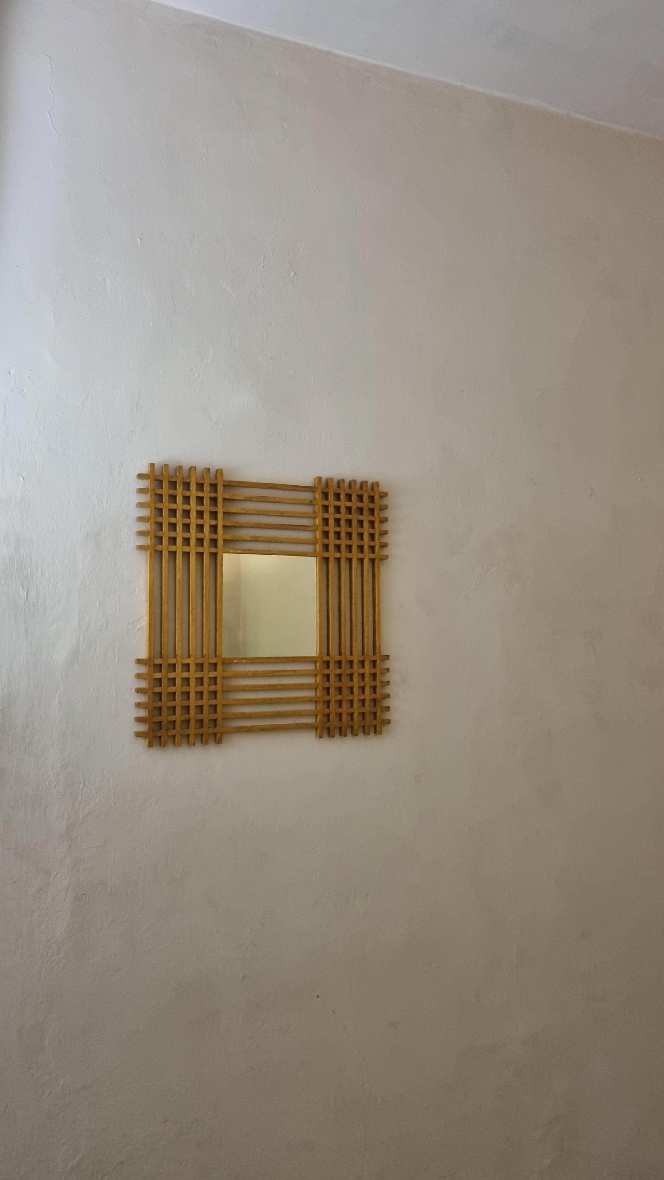 Italian Rare miroir conçu par Ettore Sottsass pour Santambrogio & De Berti, 1959 en vente