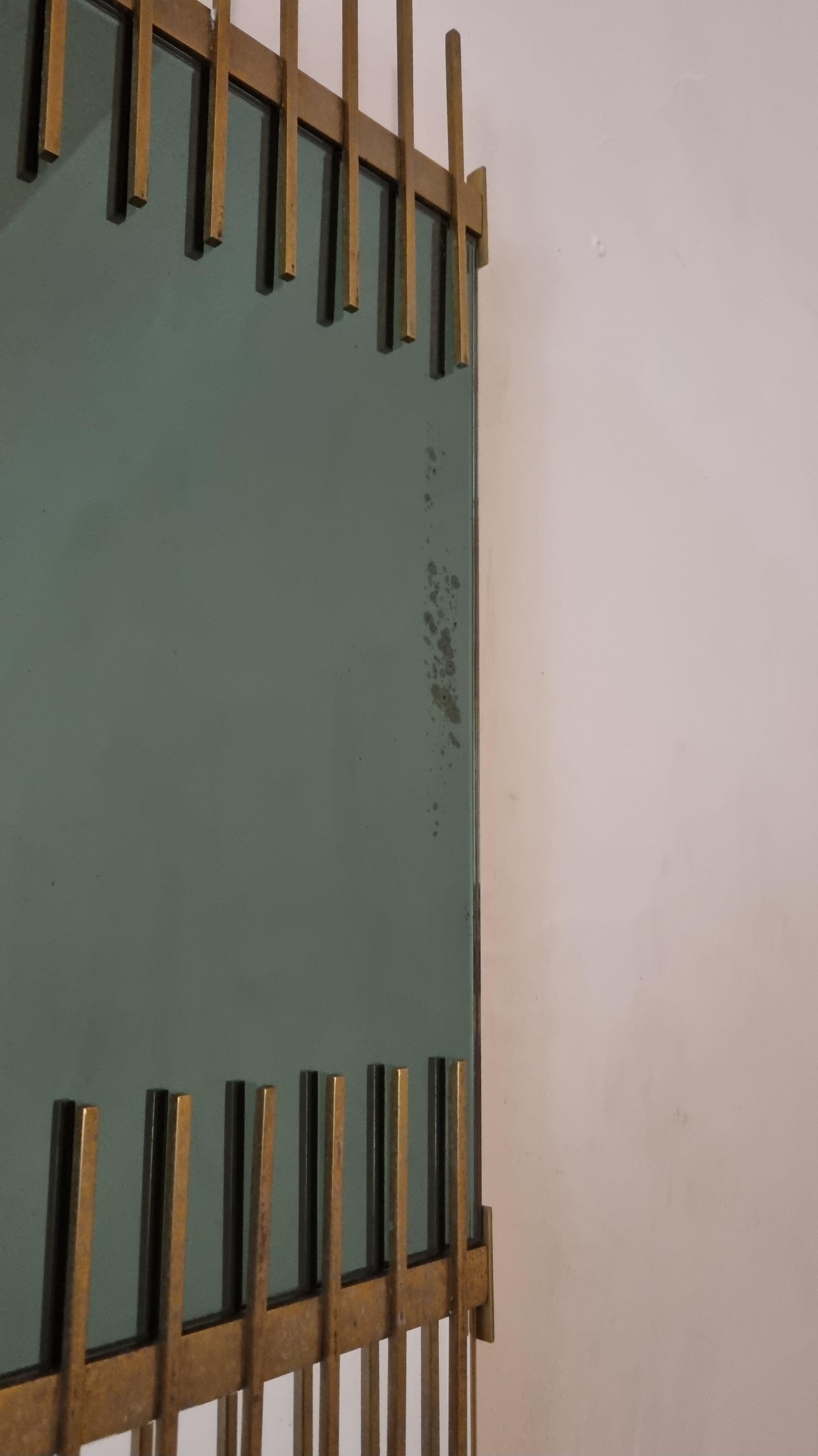 Legno Rare mirror designed by Ettore Sottsass for Santambrogio & De Berti, 1962 in vendita
