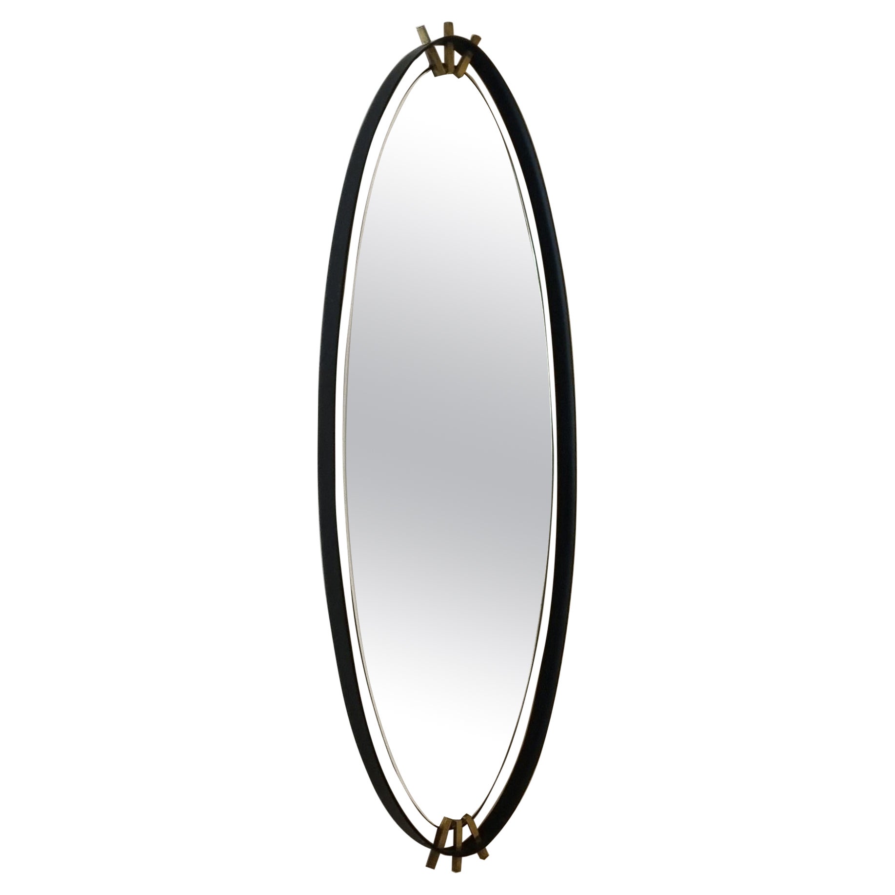 Rare miroir produit par Fratelli Giussani Lissone 1960