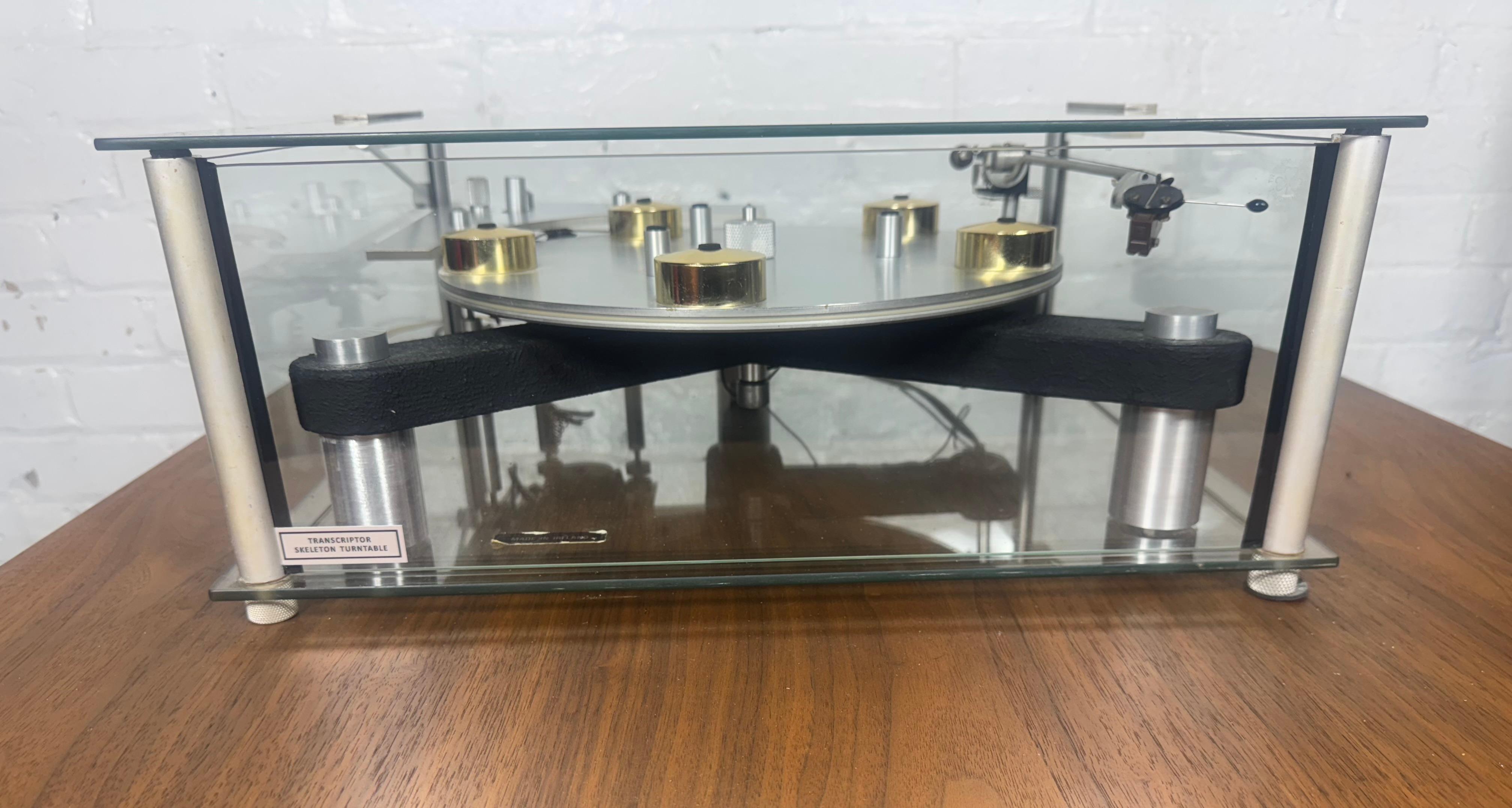 Raro giradischi Mitchell Transcriptor Skeleton, 