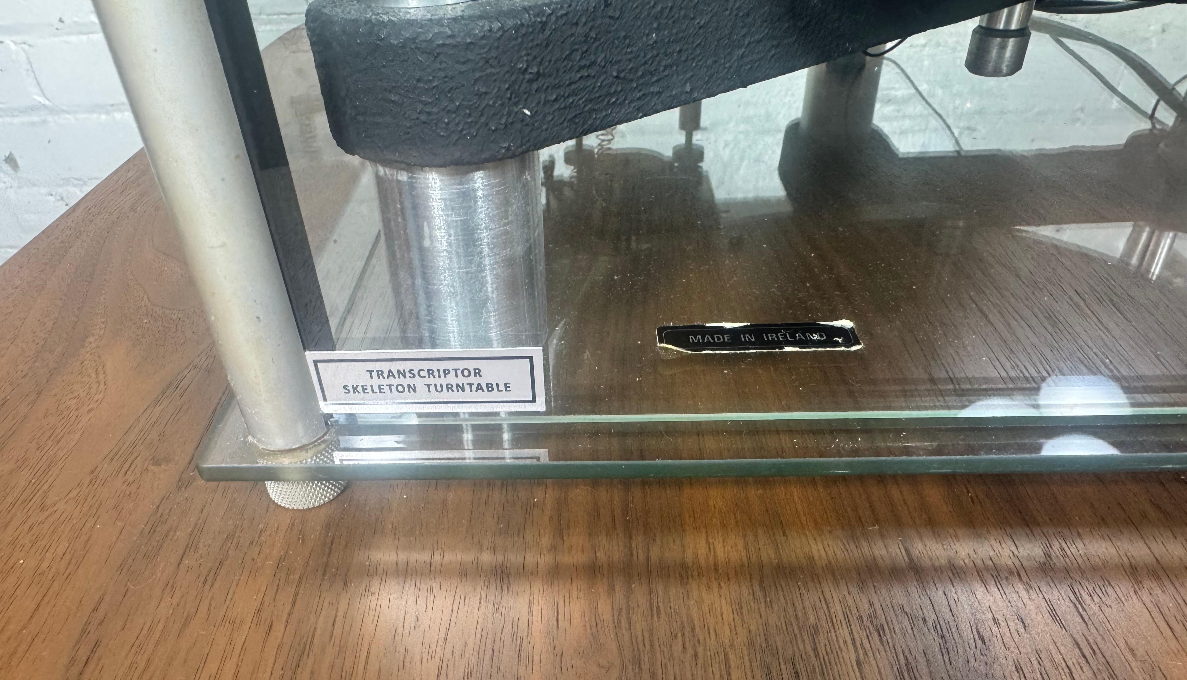 Fine XX secolo Raro giradischi Mitchell Transcriptor Skeleton, 