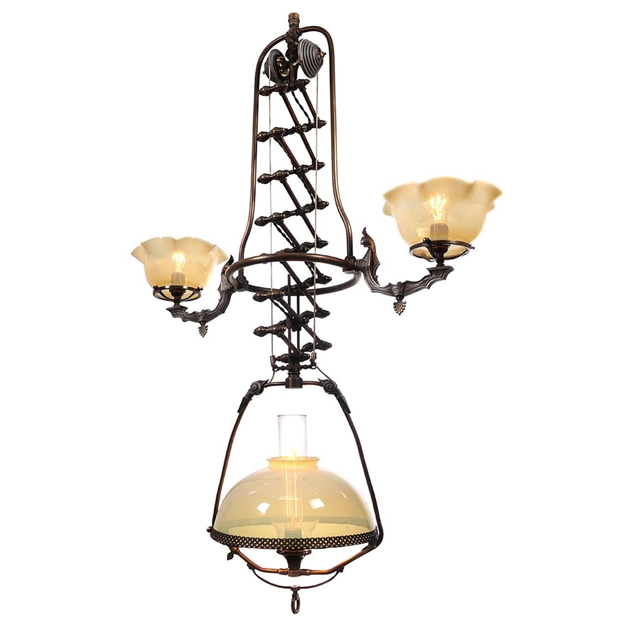 Rare Mitchell Vance Scissor Gas Lamp