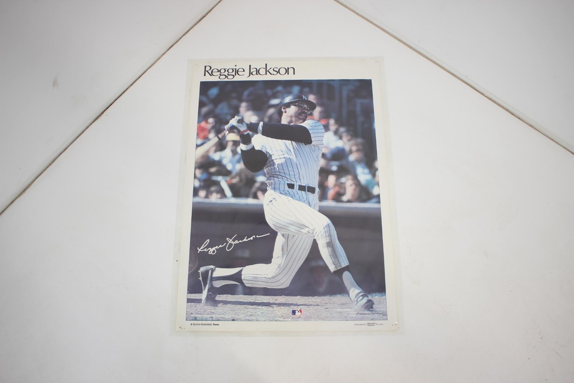 Late 20th Century MLB Poster Reggie Jackson, 1978, United States of America For Sale