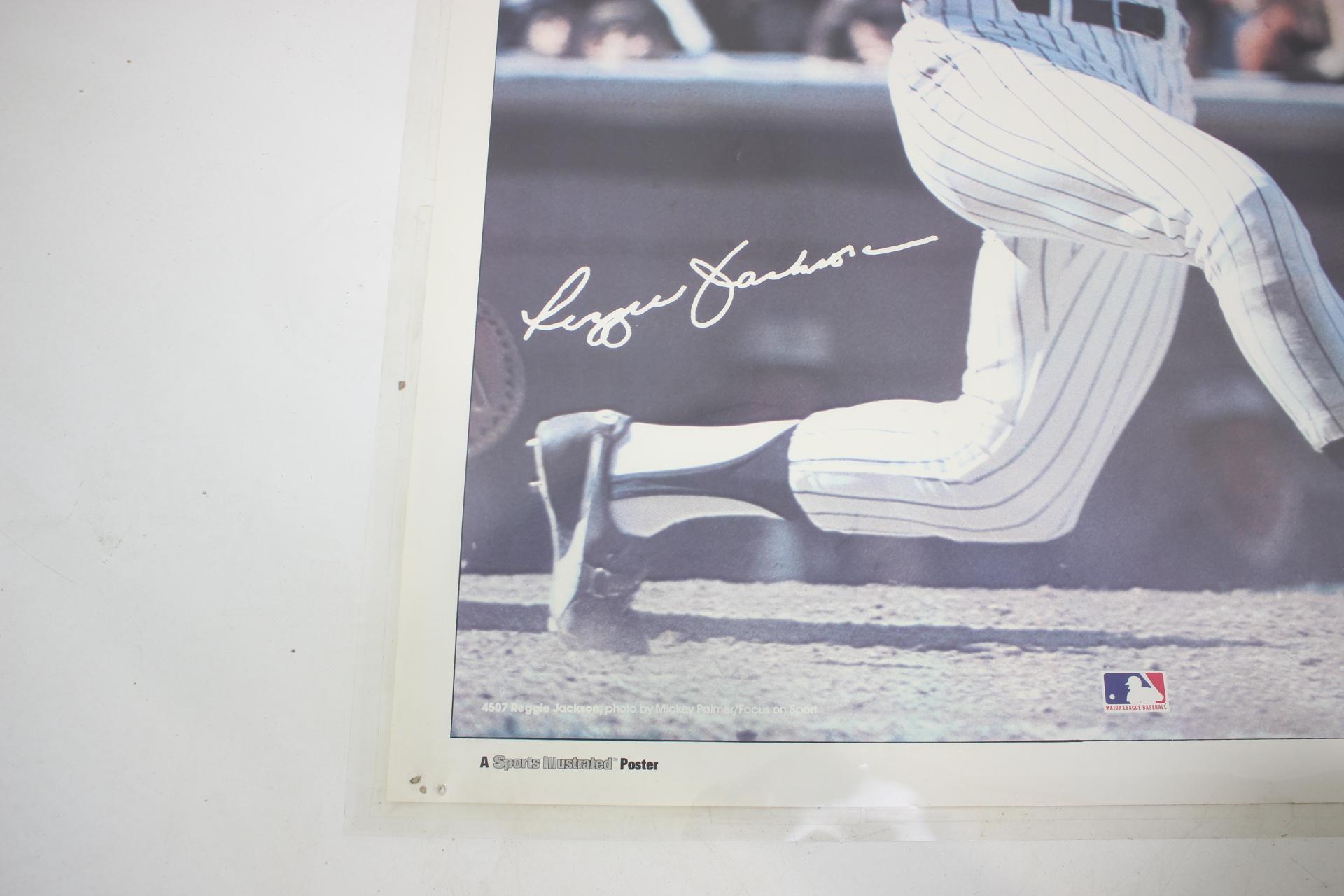 Plastic MLB Poster Reggie Jackson, 1978, United States of America For Sale