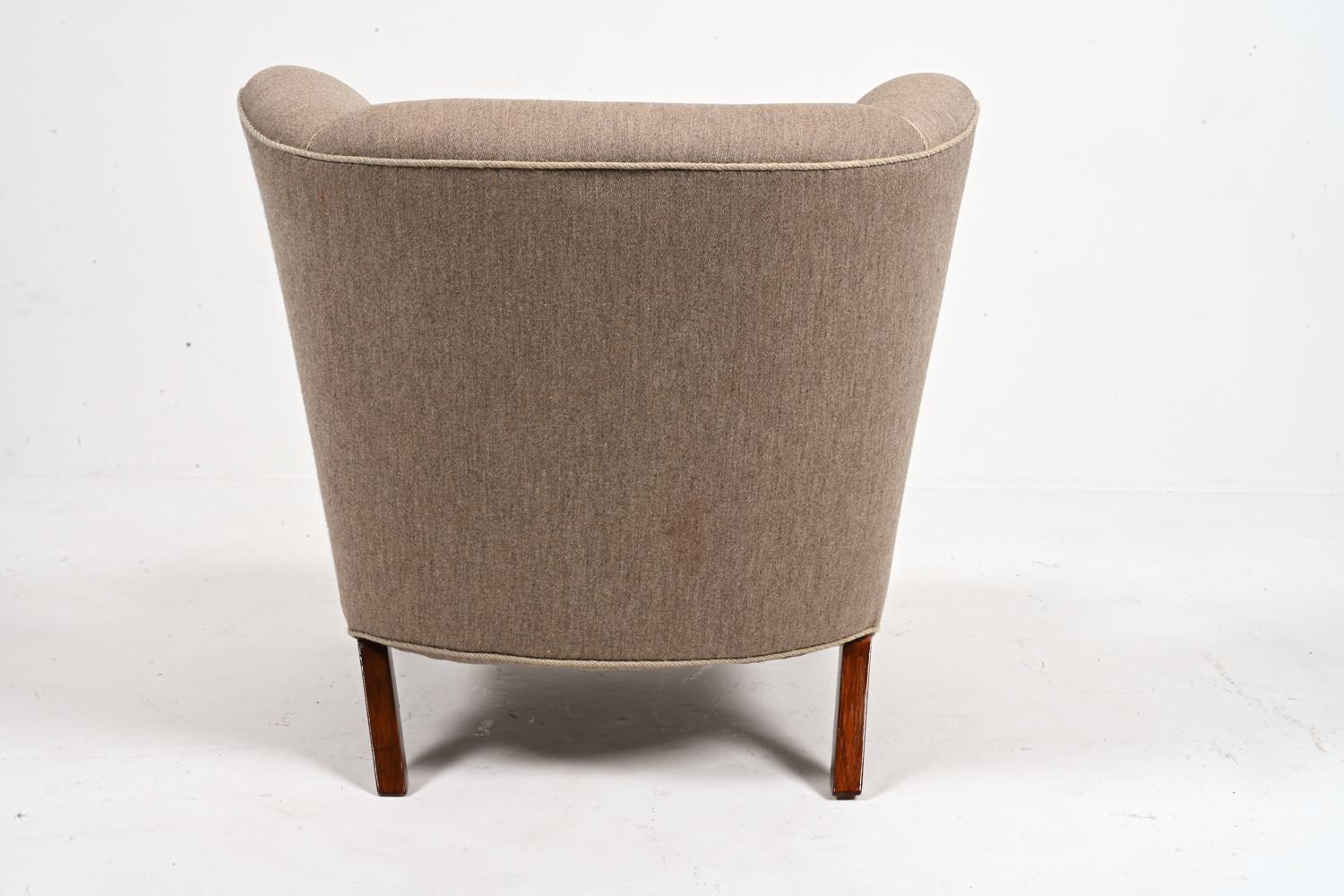Rare Model 107 Chair by Viggo Boesen for Slagelse Mobelvaerk, Denmark, c. 1940's 1