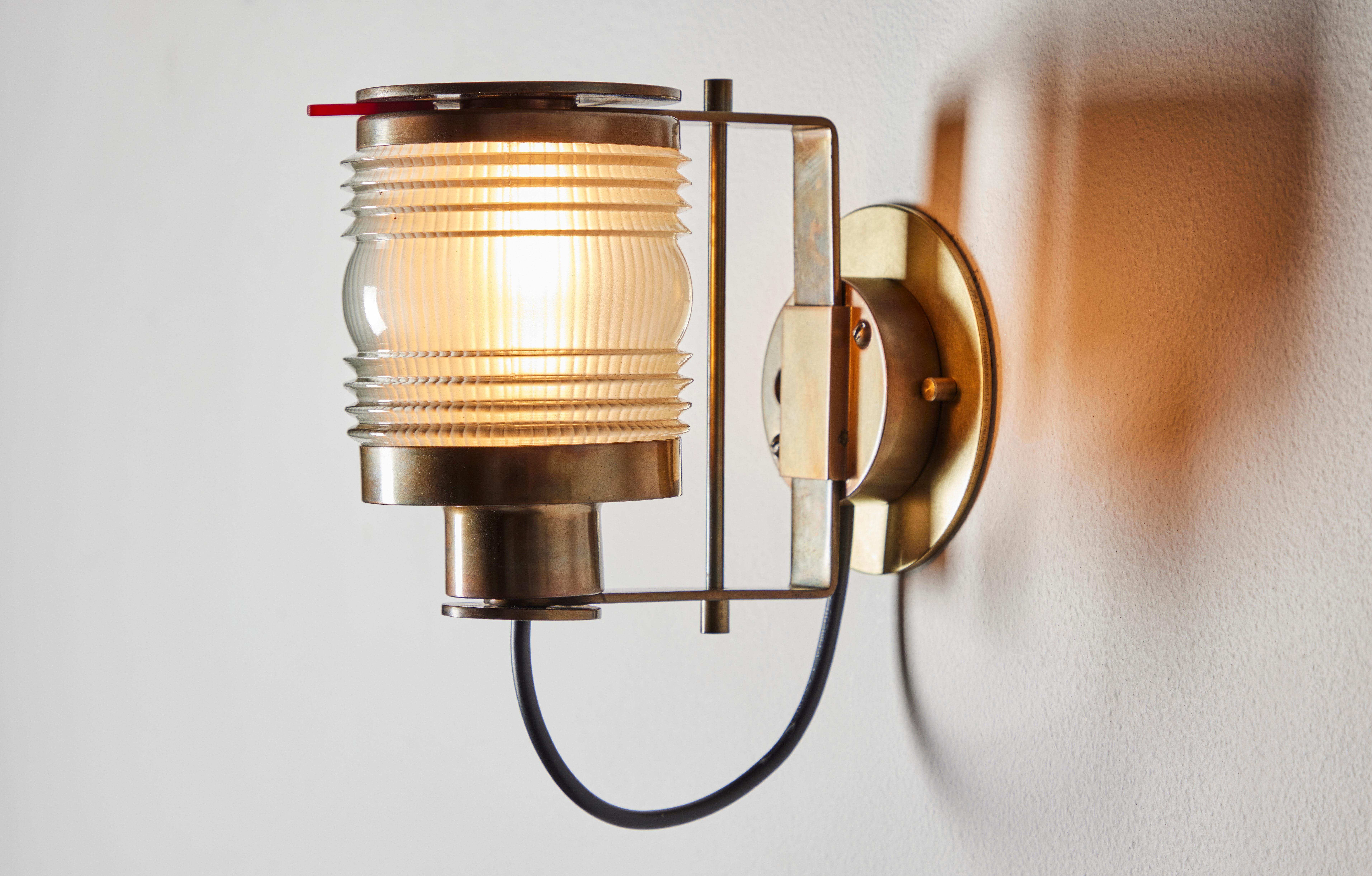 Rare Model 1138 Sconce by Joe Colombo for Oluce  In Good Condition For Sale In Los Angeles, CA