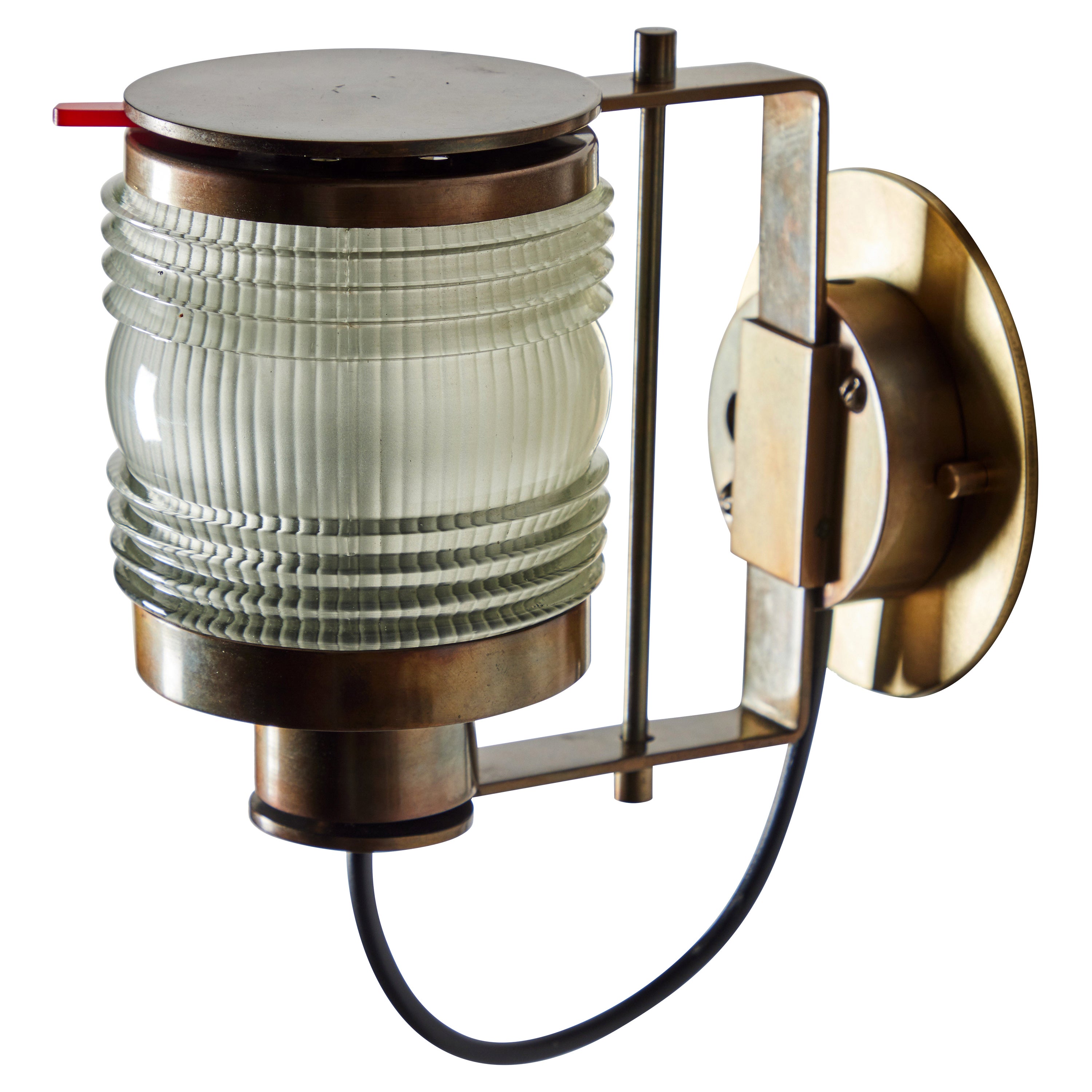 Seltener Modell 1138 Wandleuchter von Joe Colombo für Oluce im Angebot