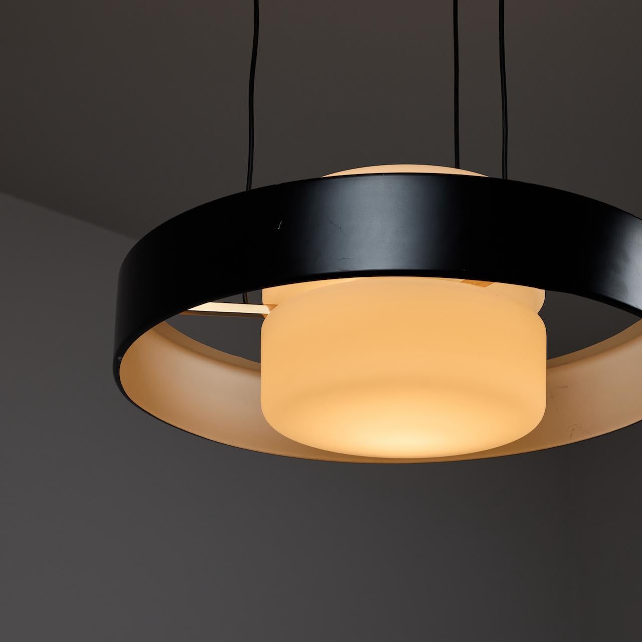 Mid-Century Modern Rare Model 1158 Ceiling Light by Bruno Gatta Stilnovo For Sale