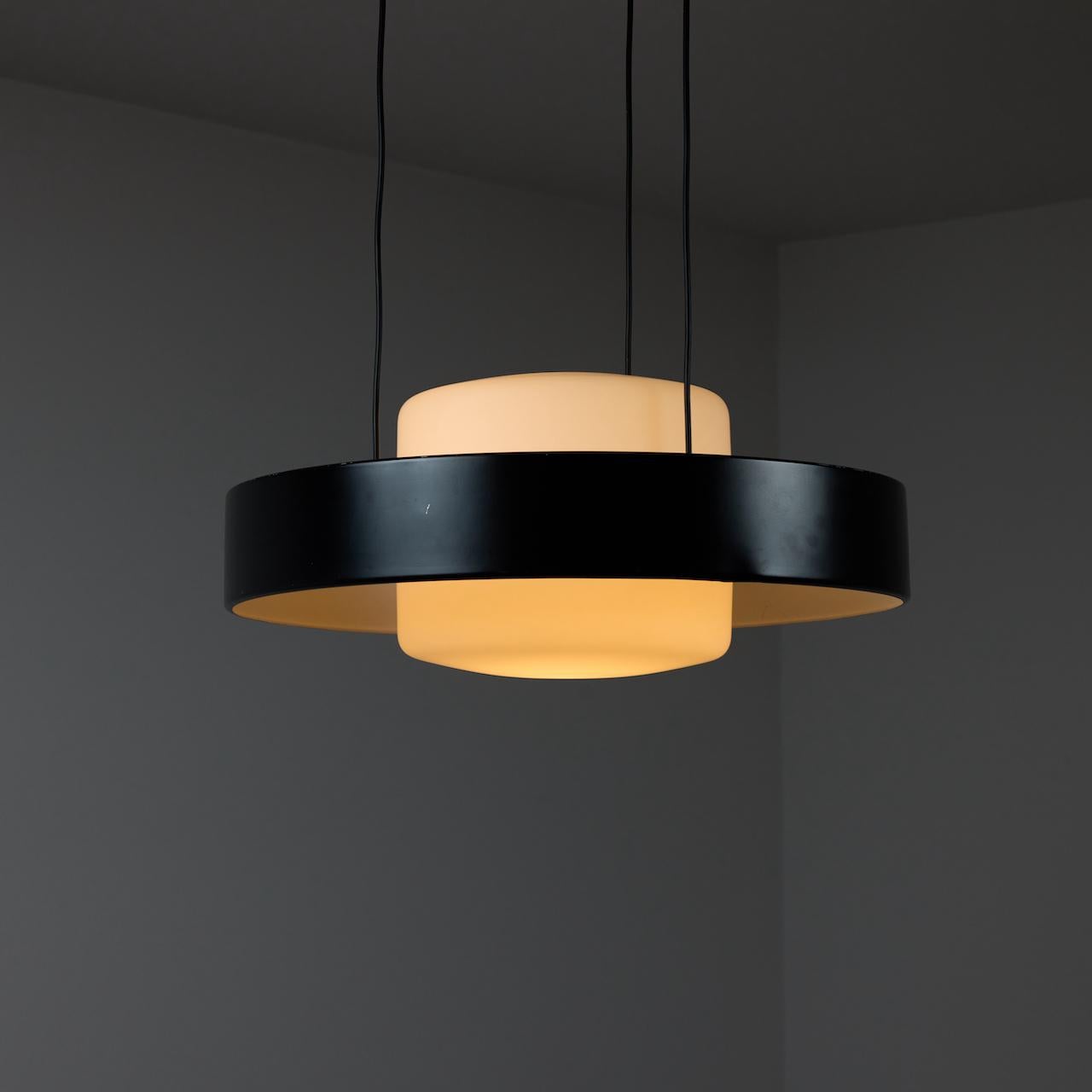 Italian Rare Model 1158 Ceiling Light by Bruno Gatta Stilnovo For Sale