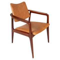 Rare Model 132 Chair, Sigvard Bernadotte Sold by John Stuart, Denmark, c. 1953