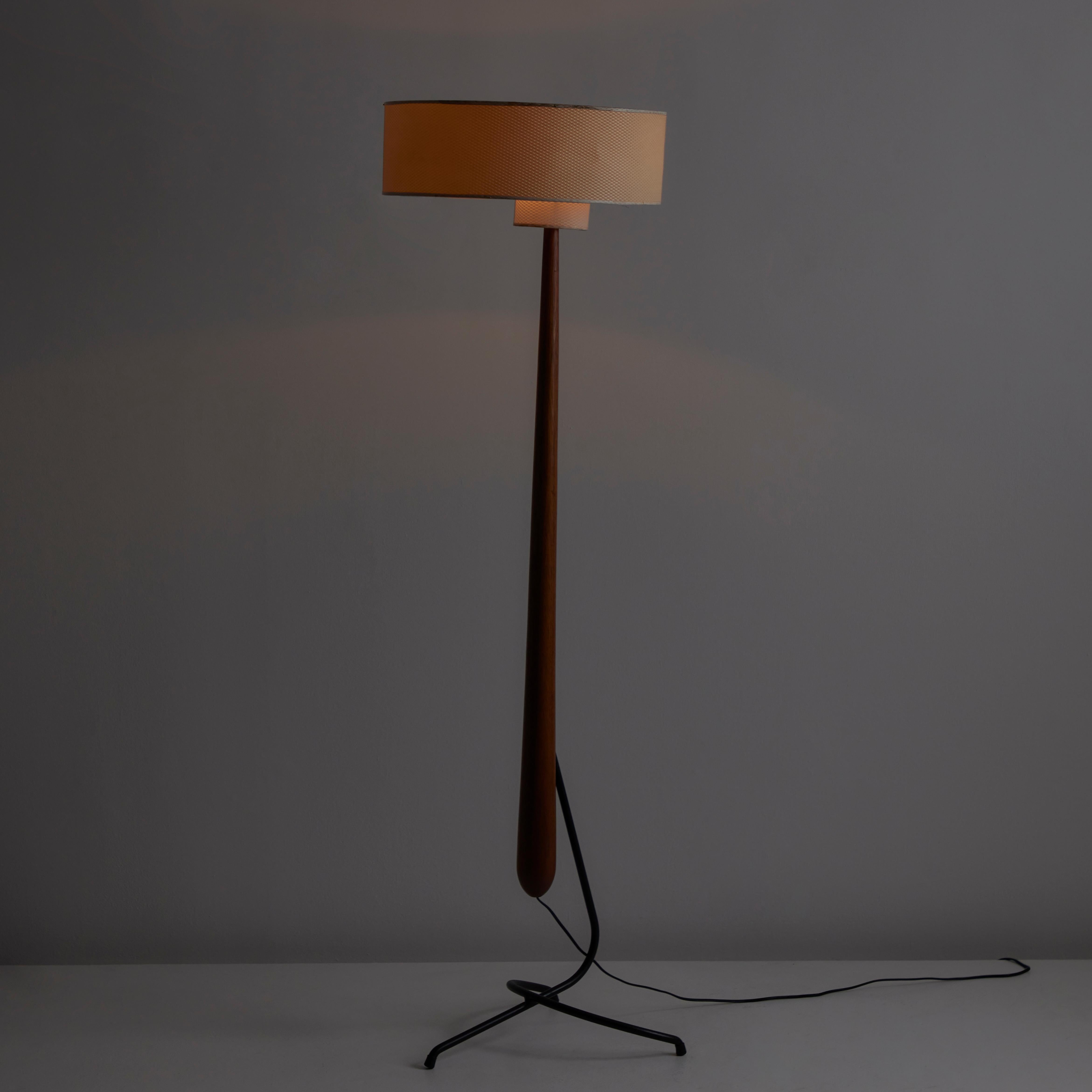 Mid-20th Century Rare Model 14.958 Floor Lamp by Rispal For Sale