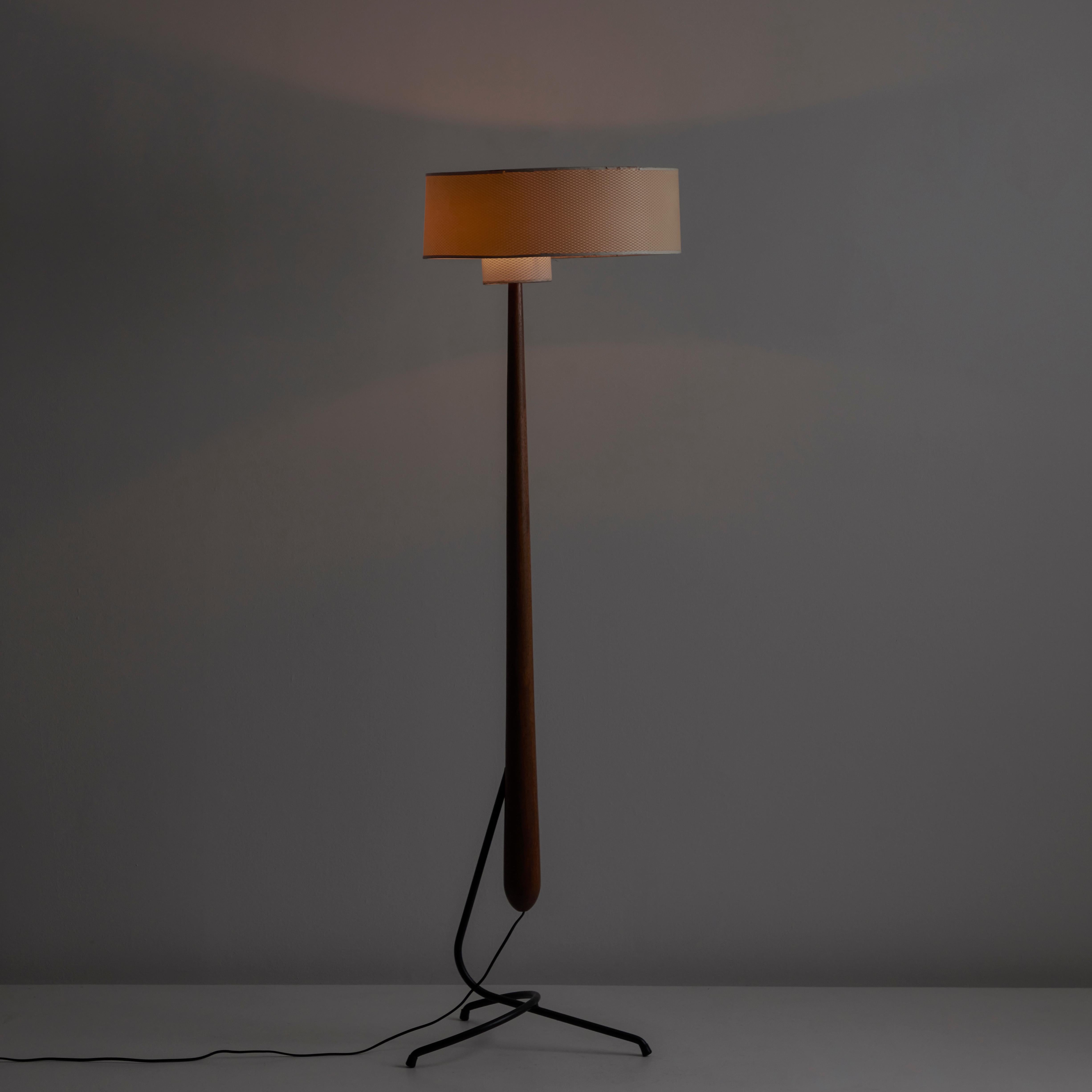 Seltene Stehlampe Modell 14.958 von Rispal (Emailliert) im Angebot