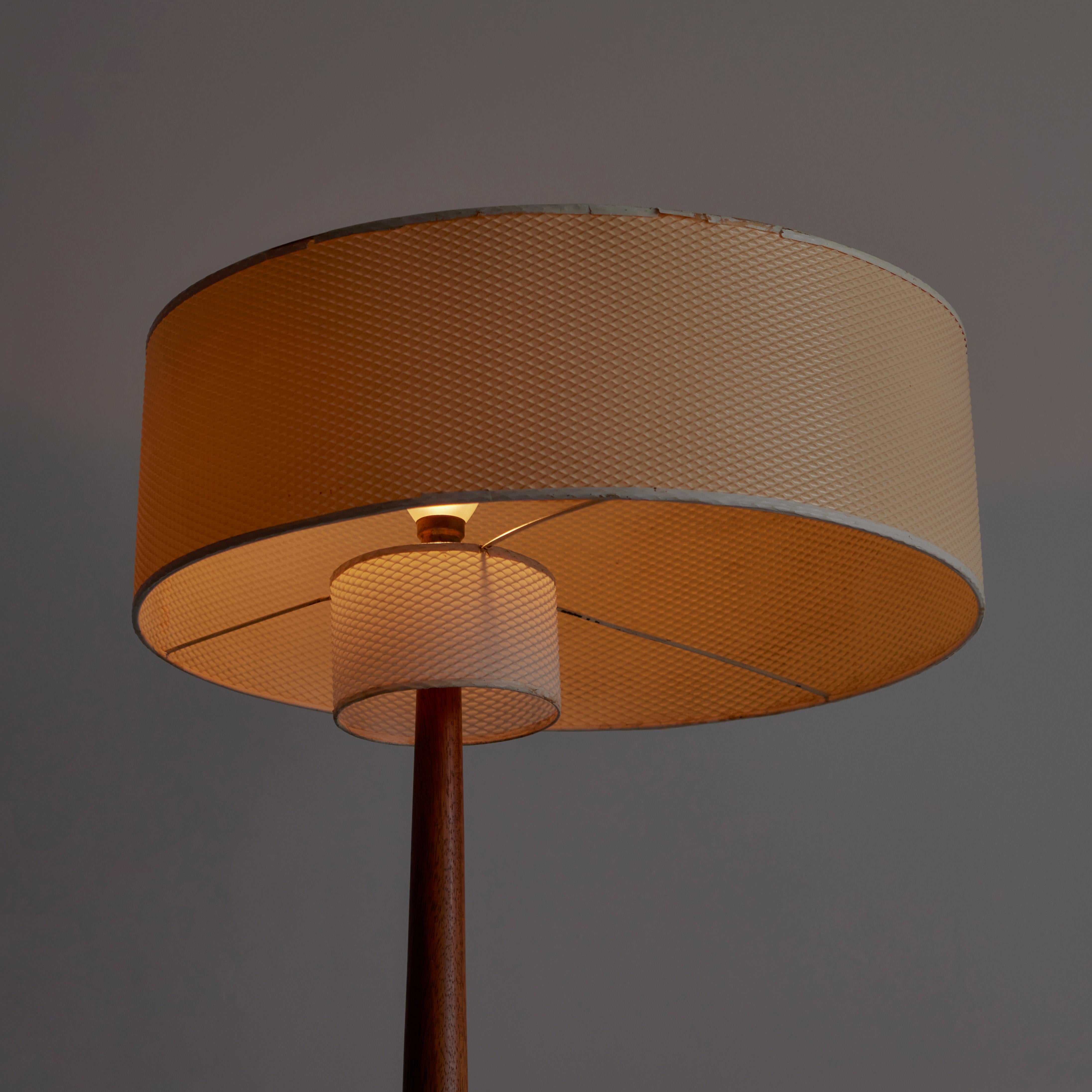 Enameled Rare Model 14.958 Floor Lamp by Rispal For Sale