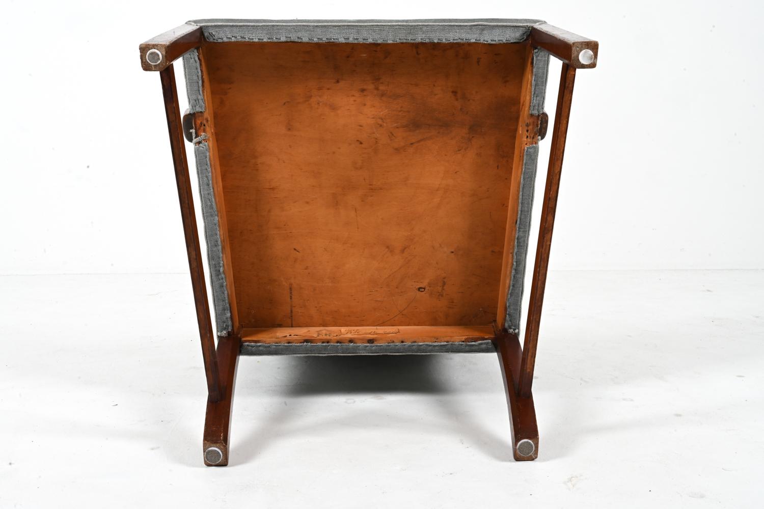 Rare Model 1756 Armchair in Oak by Ole Wanscher for Fritz Hansen, c. 1947 11