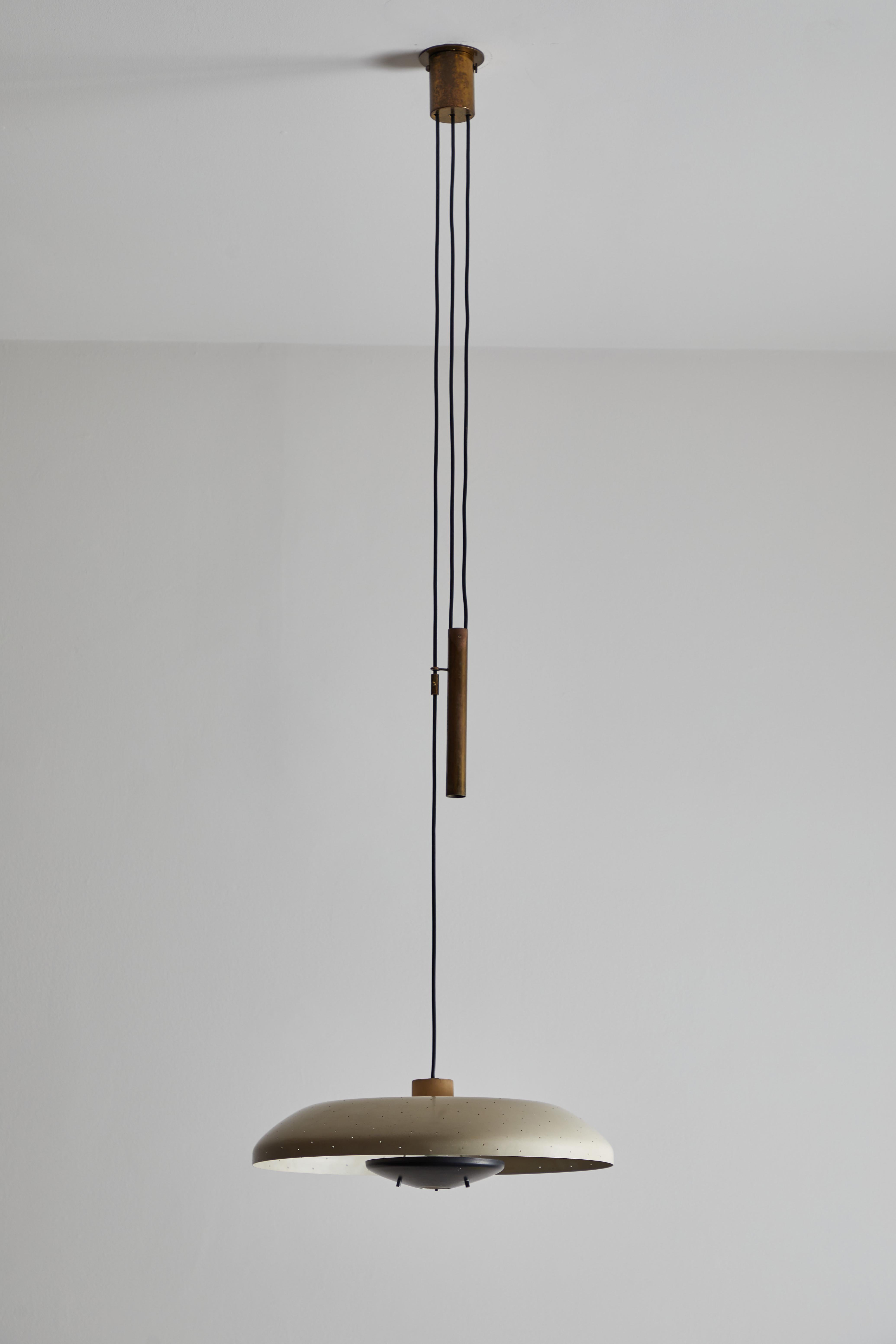 Rare Model 2069 Counterweight Suspension Light by Gino Sarfatti for Arteluce 7