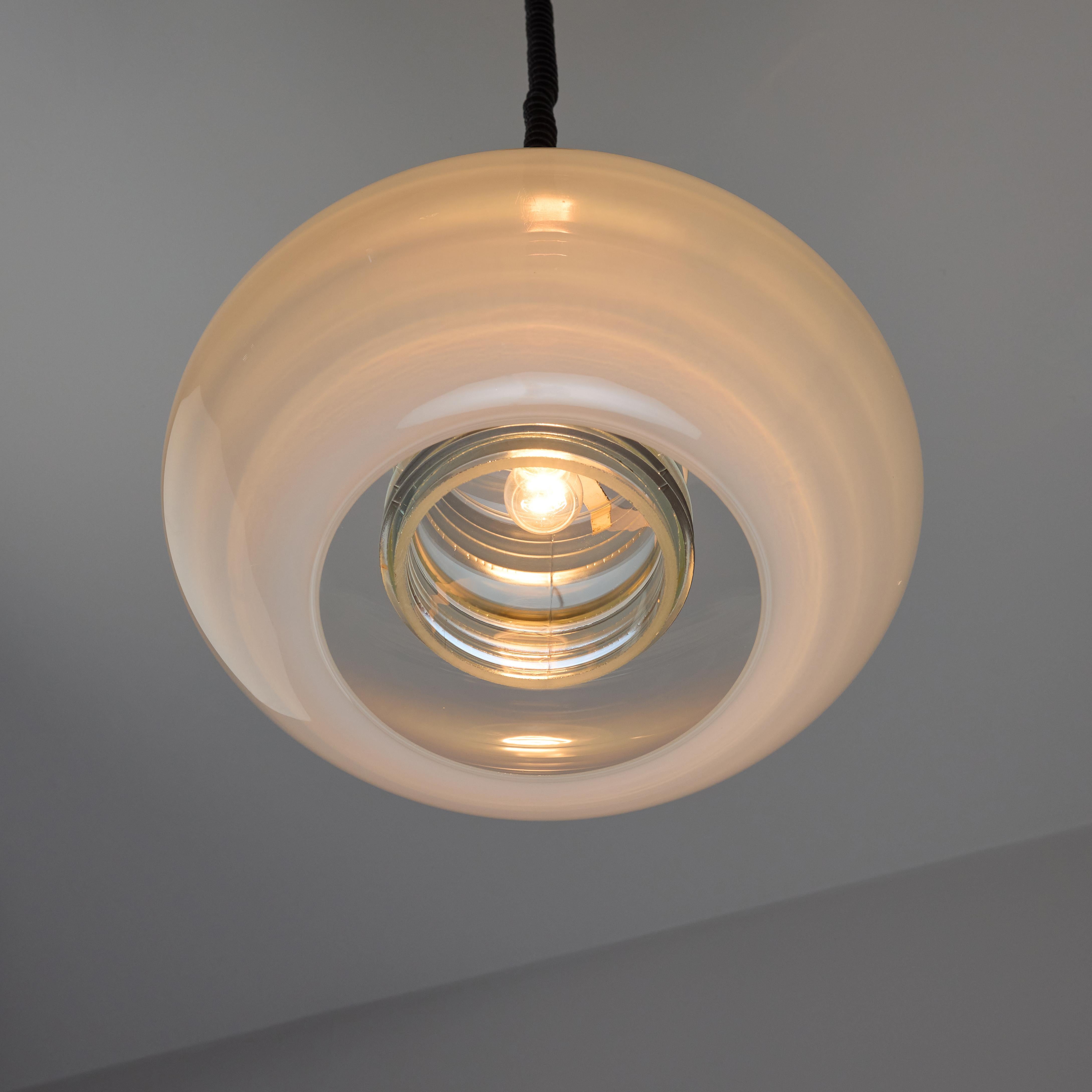 Italian Rare Model 2119 Ceiling Light by Gino Sarfatti for Oluce For Sale