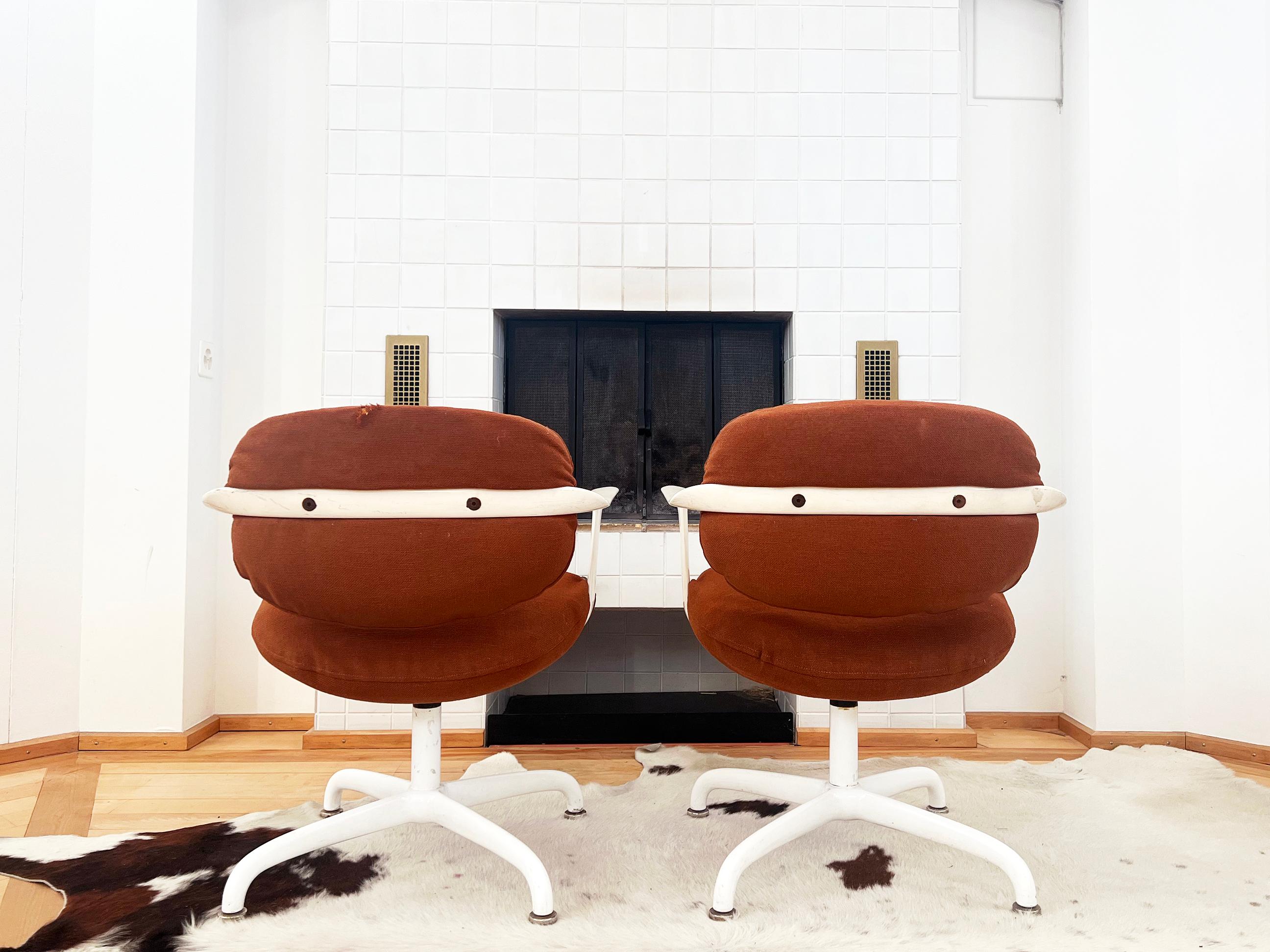 Rare Model 2328 Office Chair by Hannah & Morrison for Knoll, 1970s (2 Avail) For Sale 4