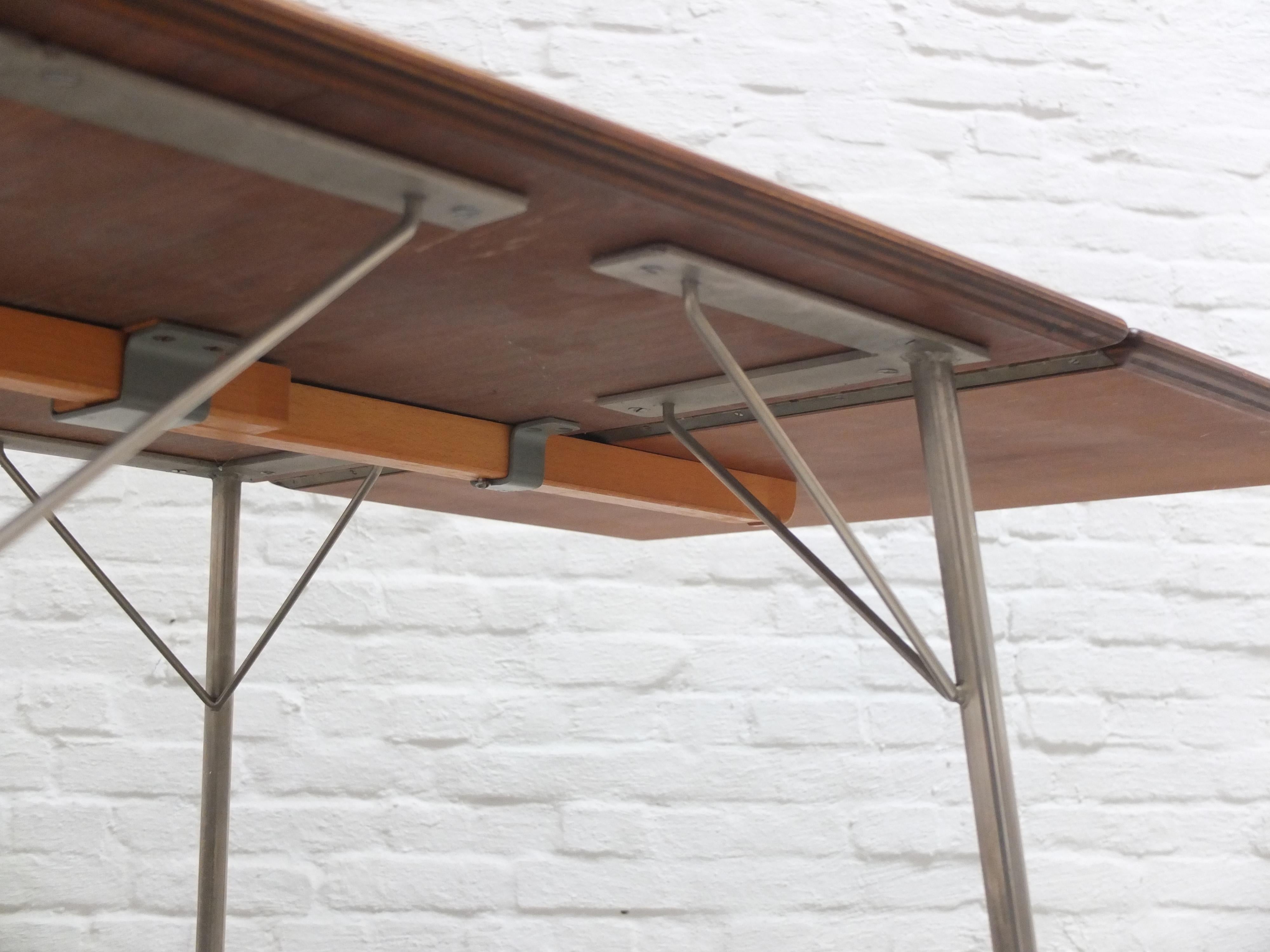 Rare Model '3601' Drop-Leaf Table by Arne Jacobsen for Fritz Hansen, 1950s 10