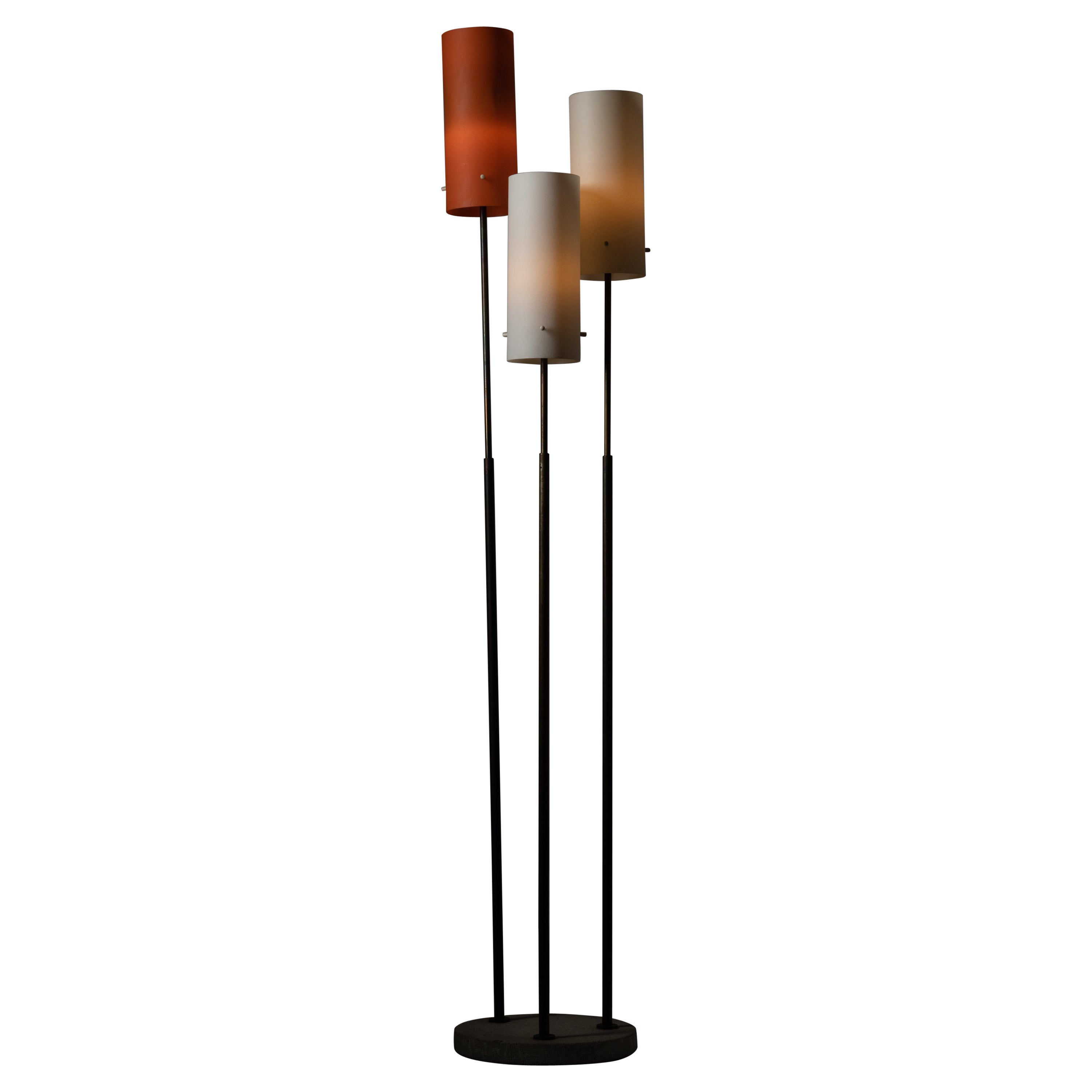 Rara Lampada da terra Model 378 di Tito Agnoli per Oluce