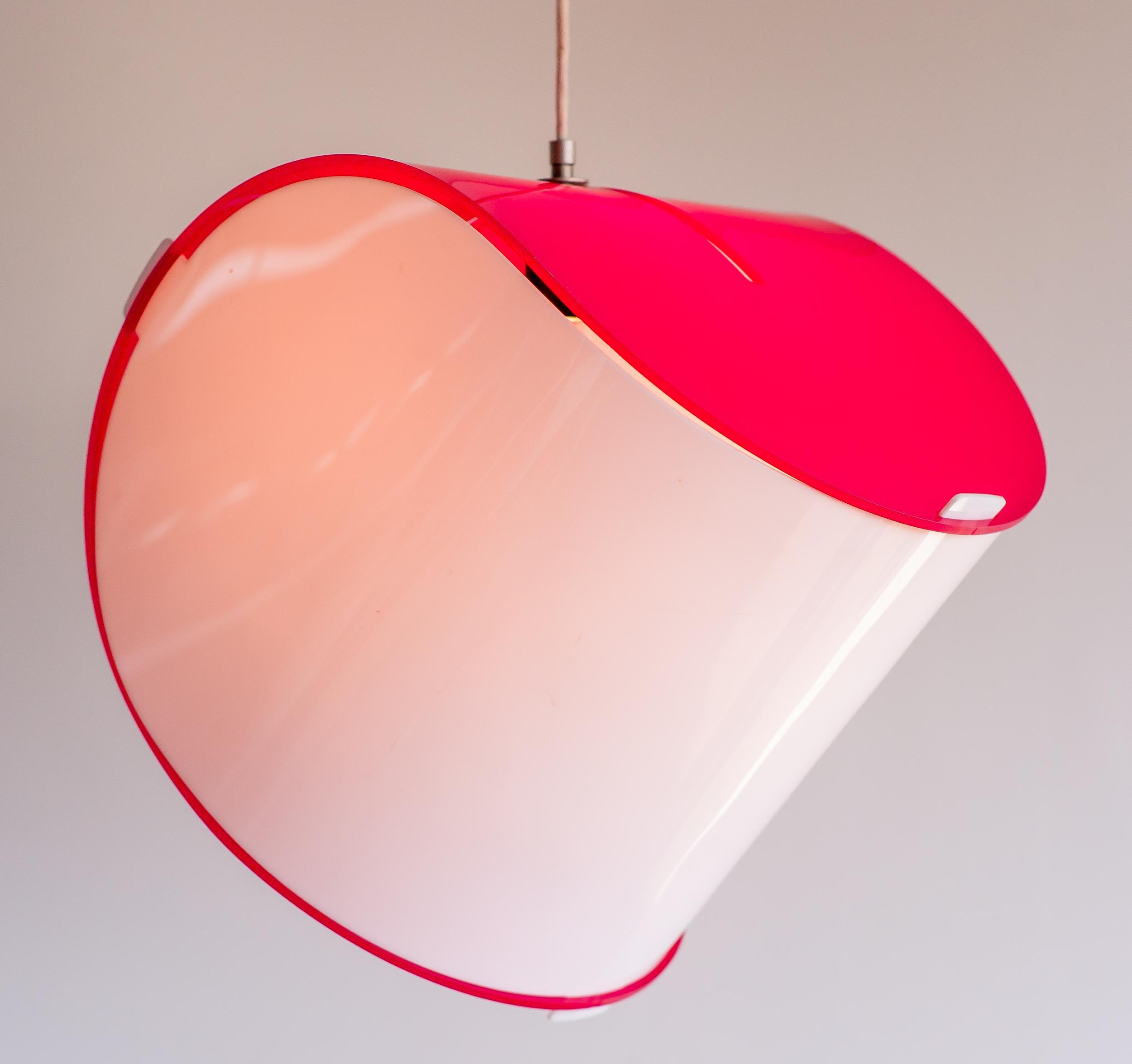 Rare Model 4065 Hanging Lamp by Gerd Lange for Kartell In Good Condition For Sale In Dronten, NL