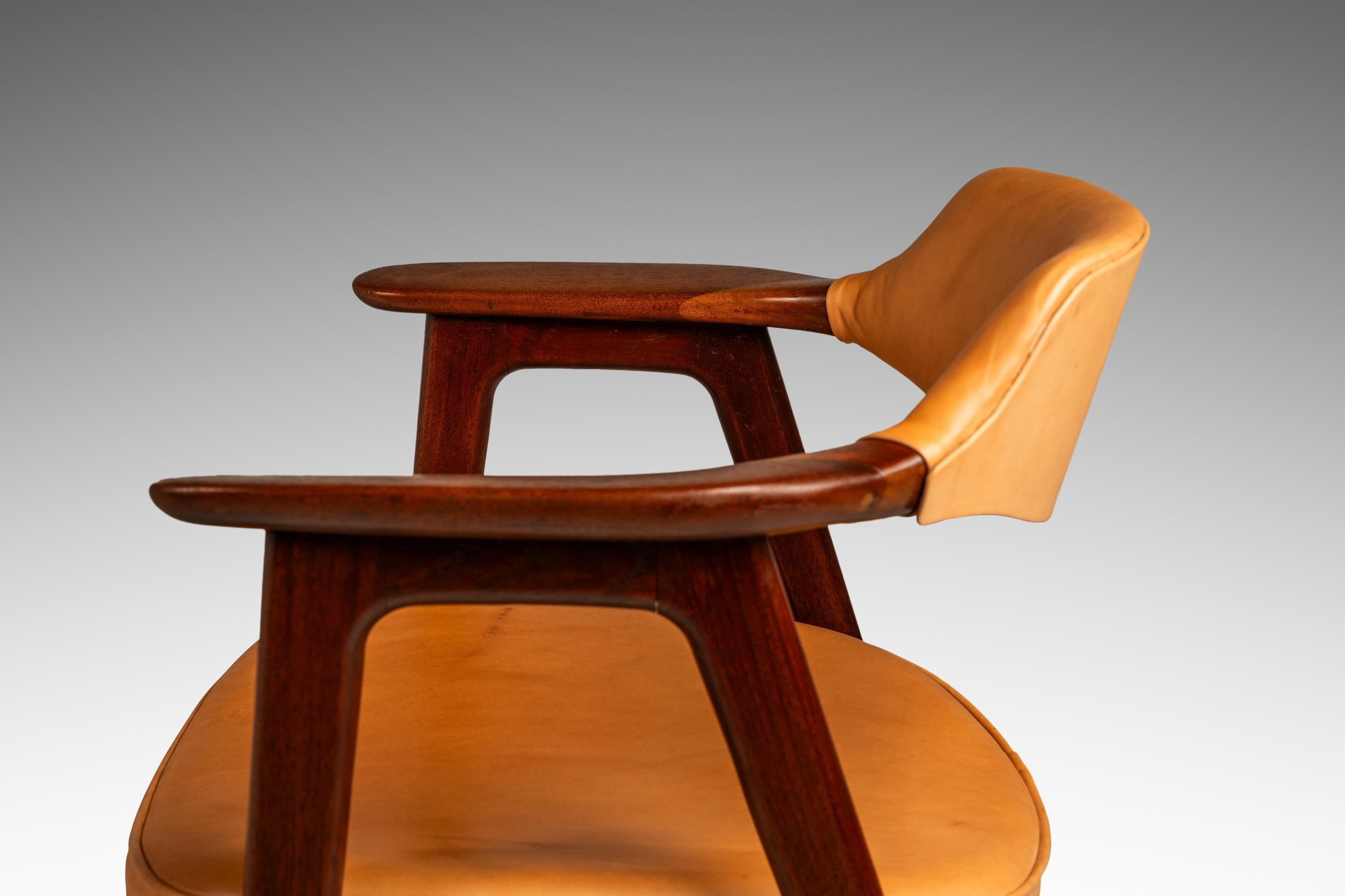 Raro Sillón con Brazos Modelo 42 de Erik Kirkegaard para Høng Stolefabrik, Dinamarca, años 50 en venta 3
