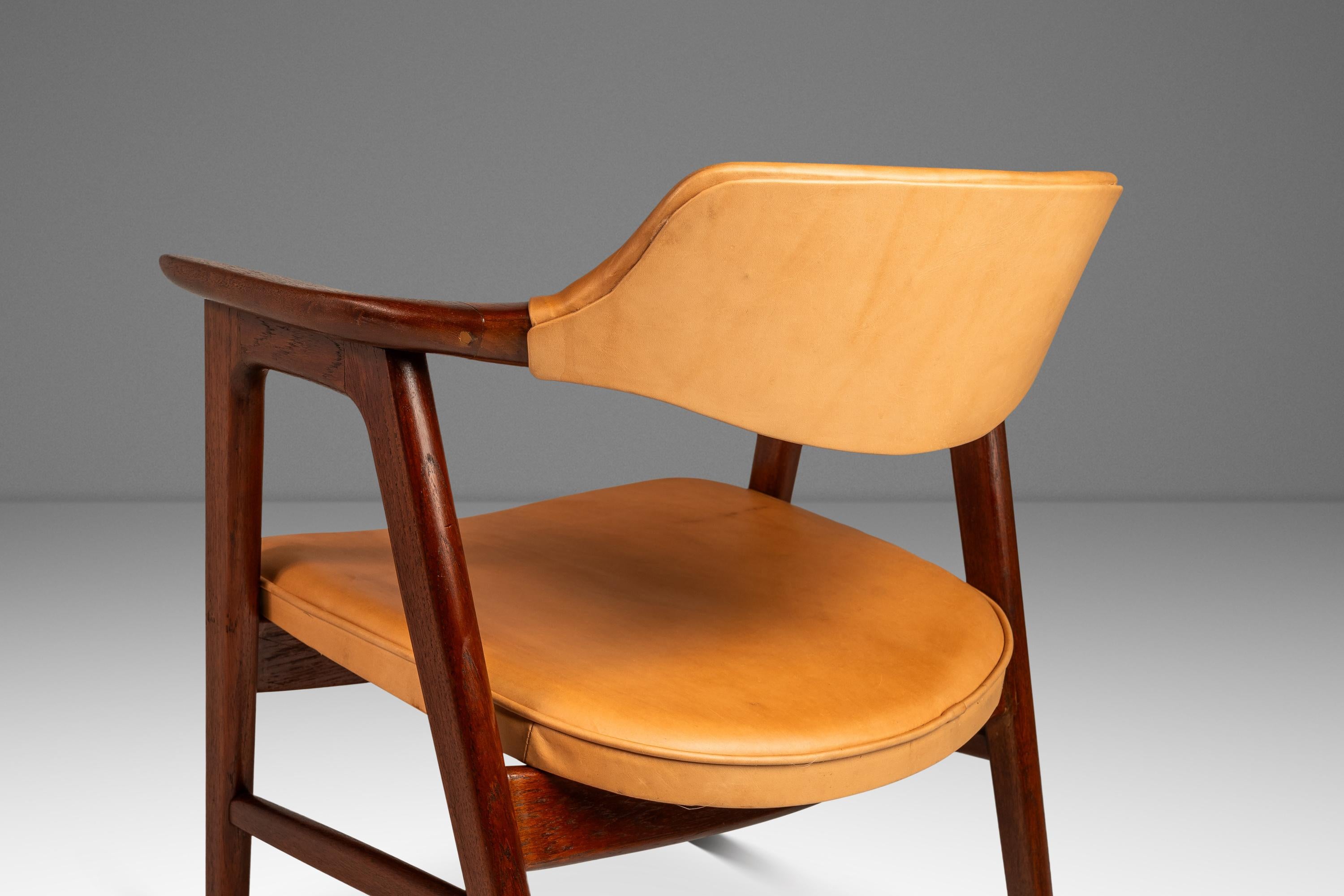 Raro Sillón con Brazos Modelo 42 de Erik Kirkegaard para Høng Stolefabrik, Dinamarca, años 50 en venta 4