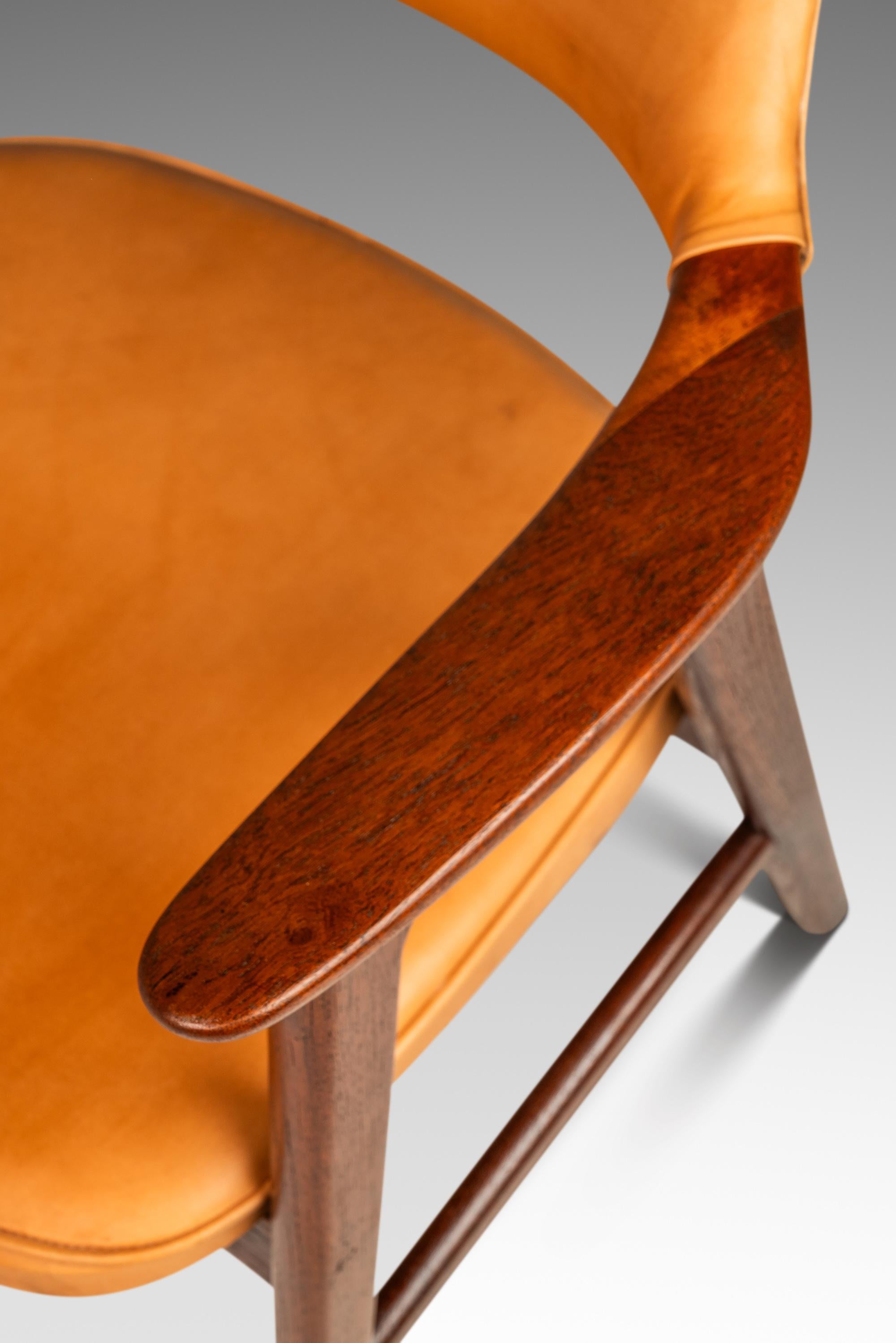 Raro Sillón con Brazos Modelo 42 de Erik Kirkegaard para Høng Stolefabrik, Dinamarca, años 50 en venta 10
