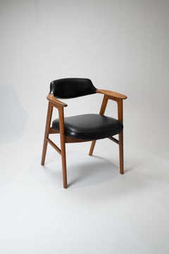 Rare Model 42 Arm Chair by Erik Kirkegaard for Høng Stolefabrik, Denmark, 1950's