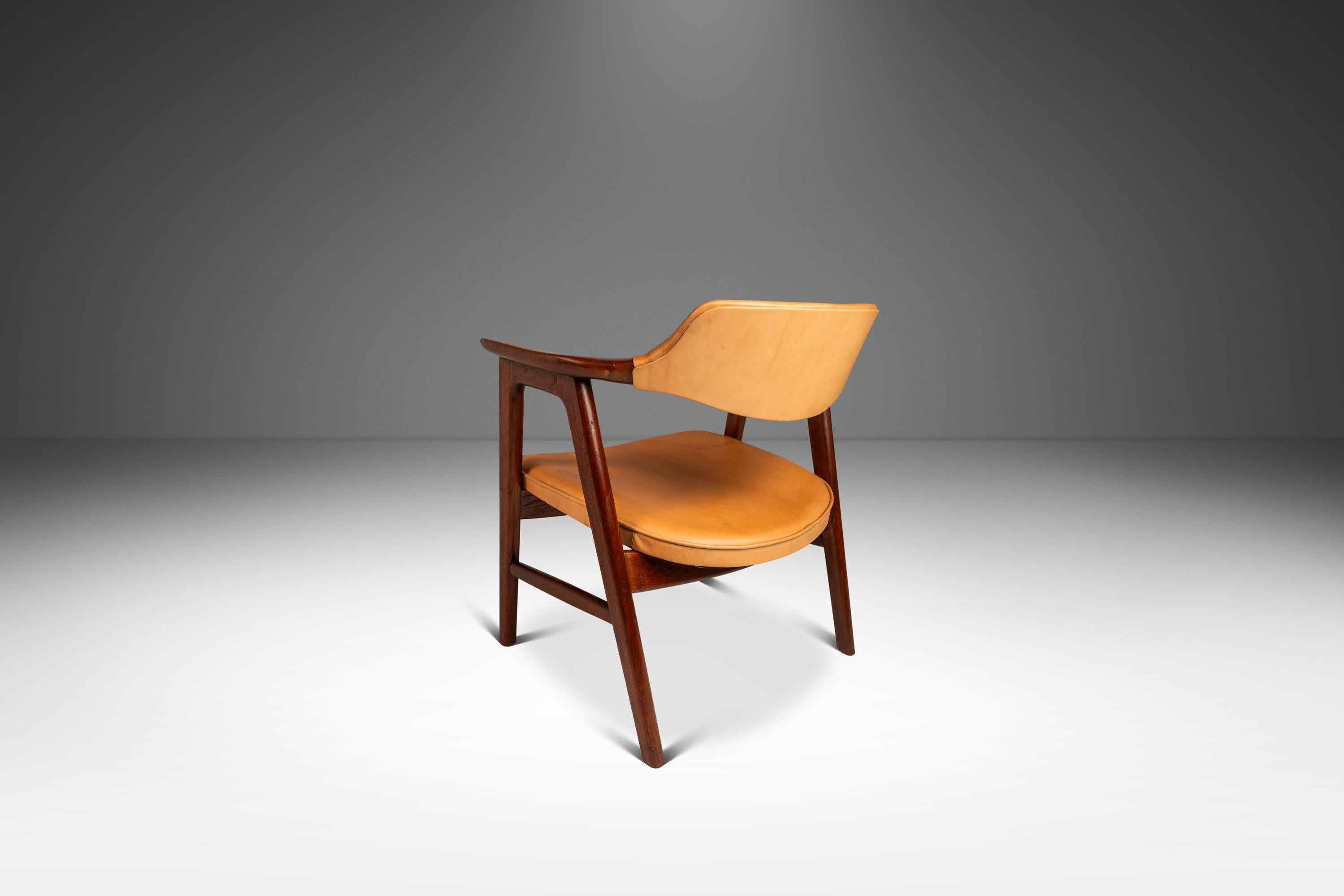 Raro Sillón con Brazos Modelo 42 de Erik Kirkegaard para Høng Stolefabrik, Dinamarca, años 50 Moderno de mediados de siglo en venta