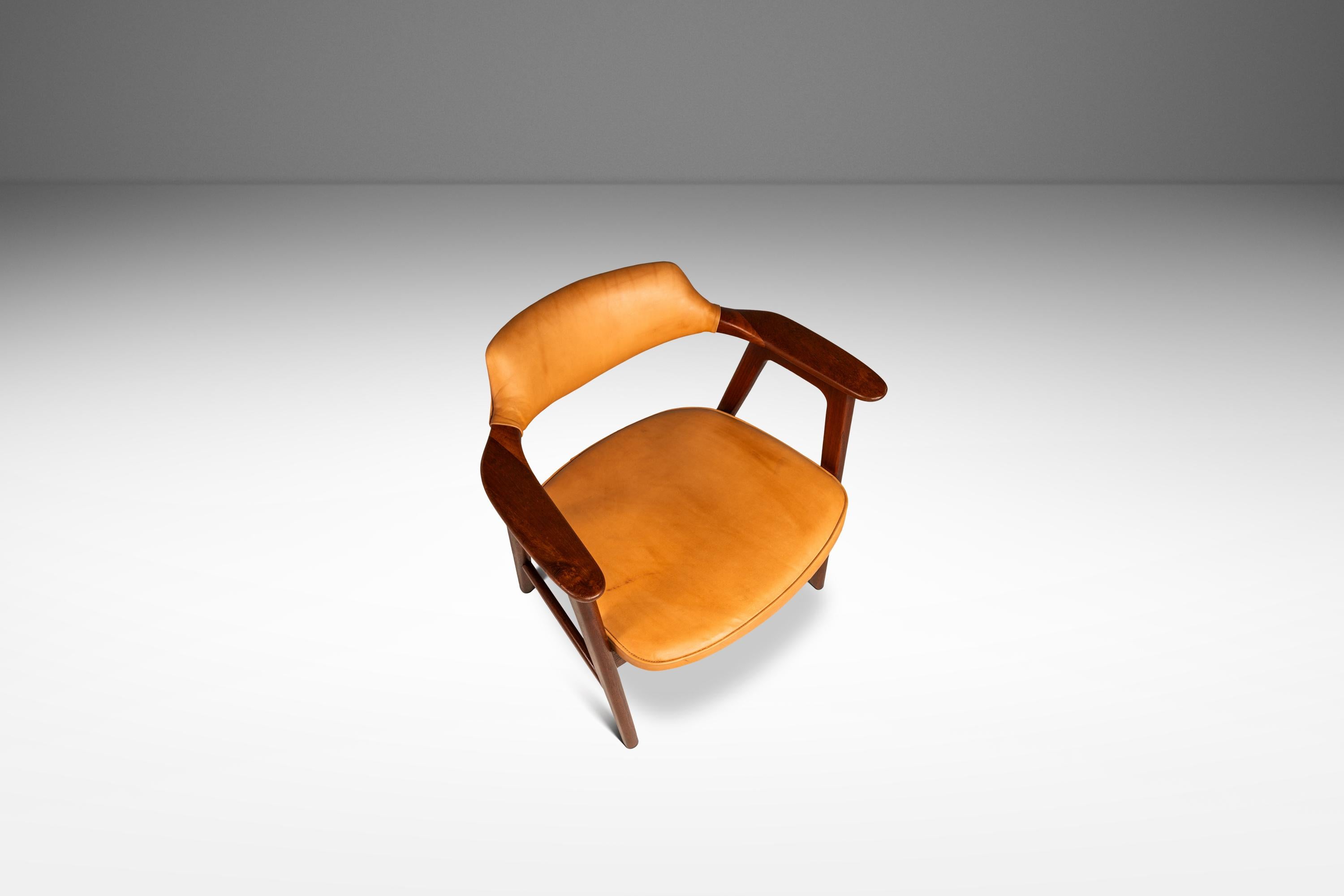 Raro Sillón con Brazos Modelo 42 de Erik Kirkegaard para Høng Stolefabrik, Dinamarca, años 50 en Bueno estado para la venta en Deland, FL