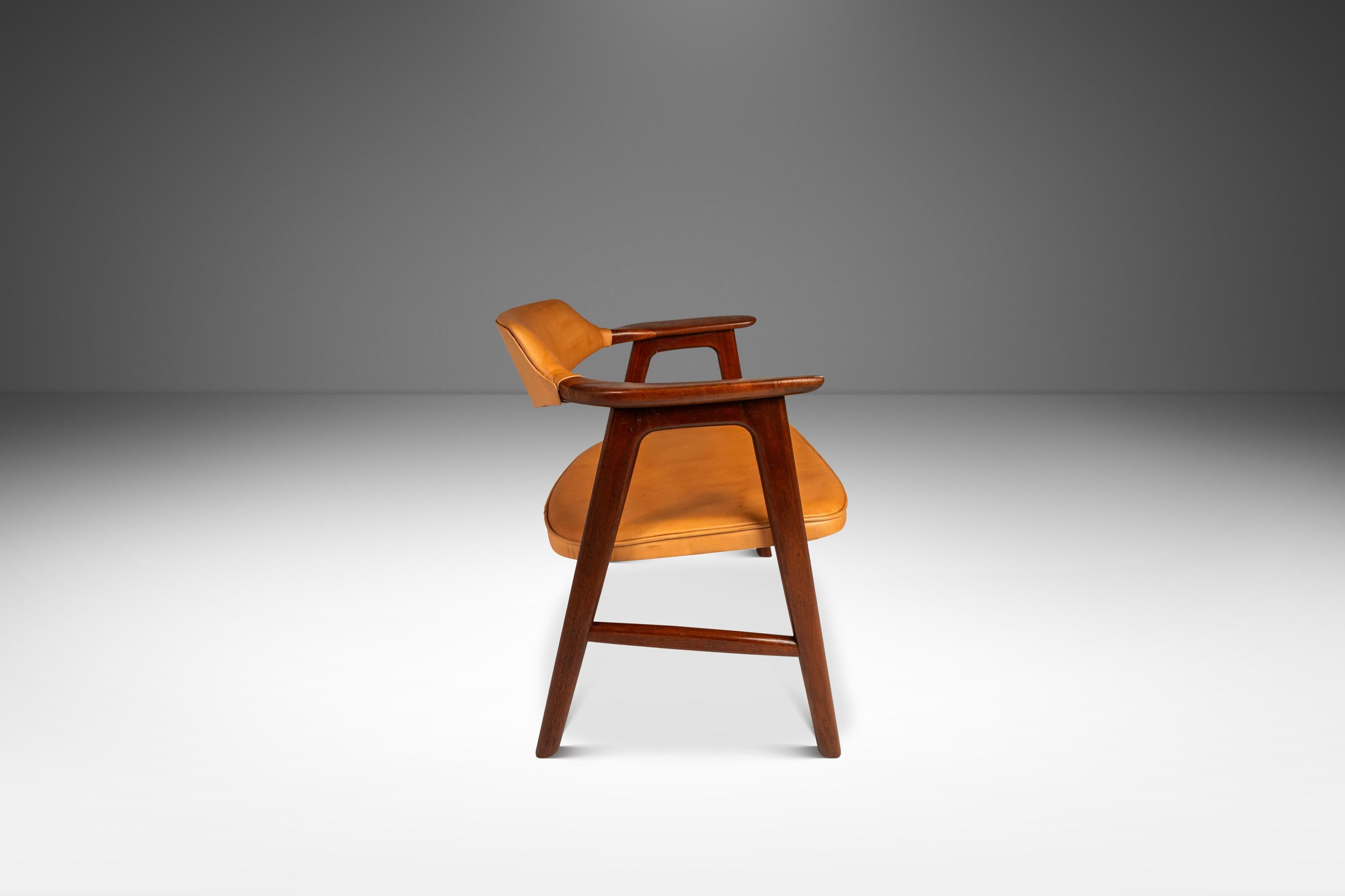 Raro Sillón con Brazos Modelo 42 de Erik Kirkegaard para Høng Stolefabrik, Dinamarca, años 50 en venta 2