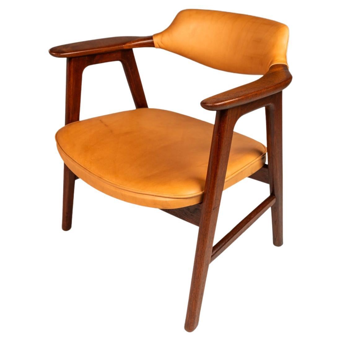 Rara poltrona Model 42 di Erik Kirkegaard per Høng Stolefabrik, Danimarca, anni '50