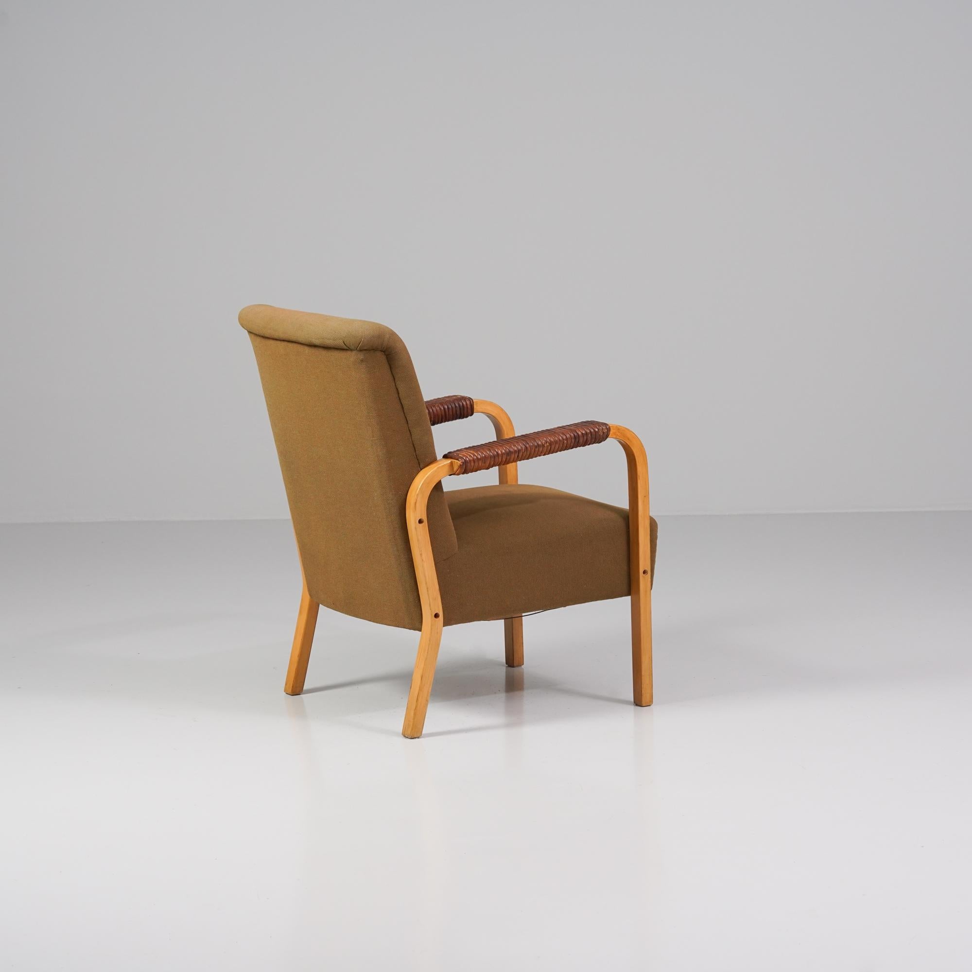 Seltener Sessel Model 47, Alvar Aalto, Oy Huonekalu- ja Rakennustyötehdas Ab, 1950 (Finnisch) im Angebot