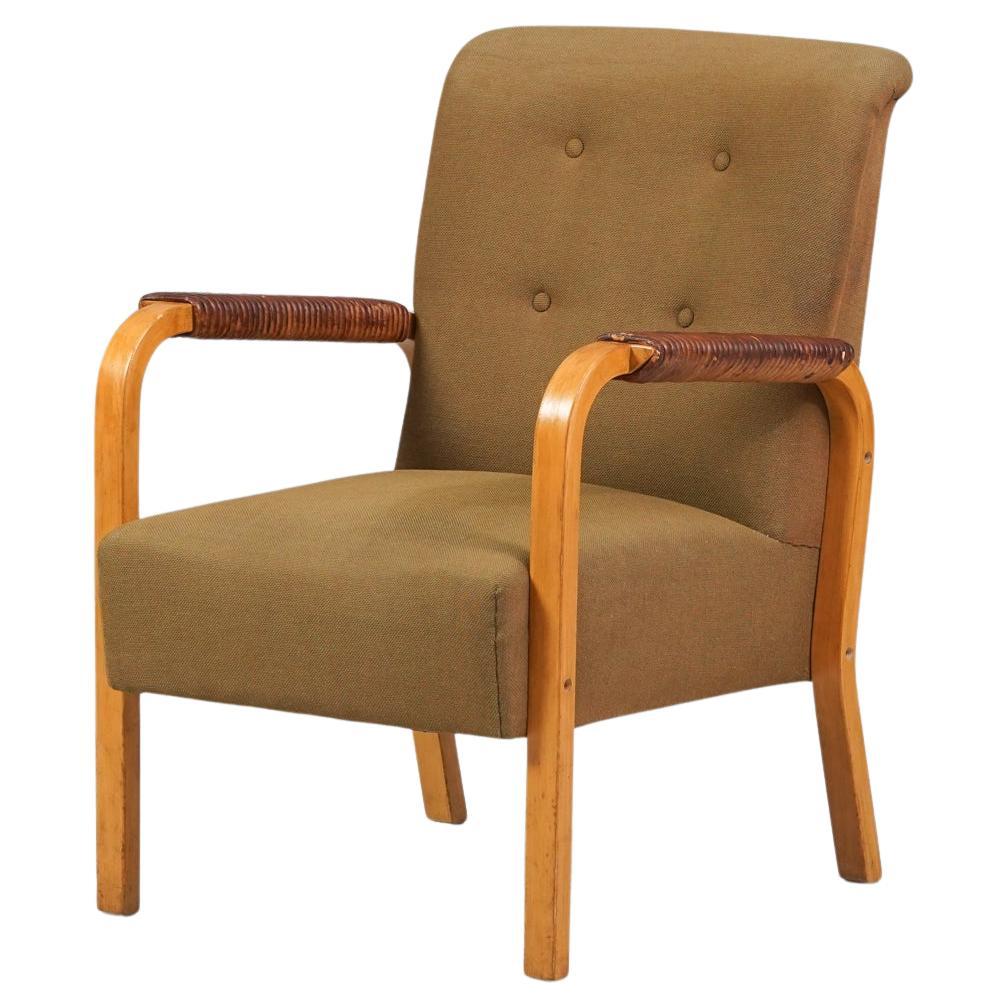 Seltener Sessel Model 47, Alvar Aalto, Oy Huonekalu- ja Rakennustyötehdas Ab, 1950