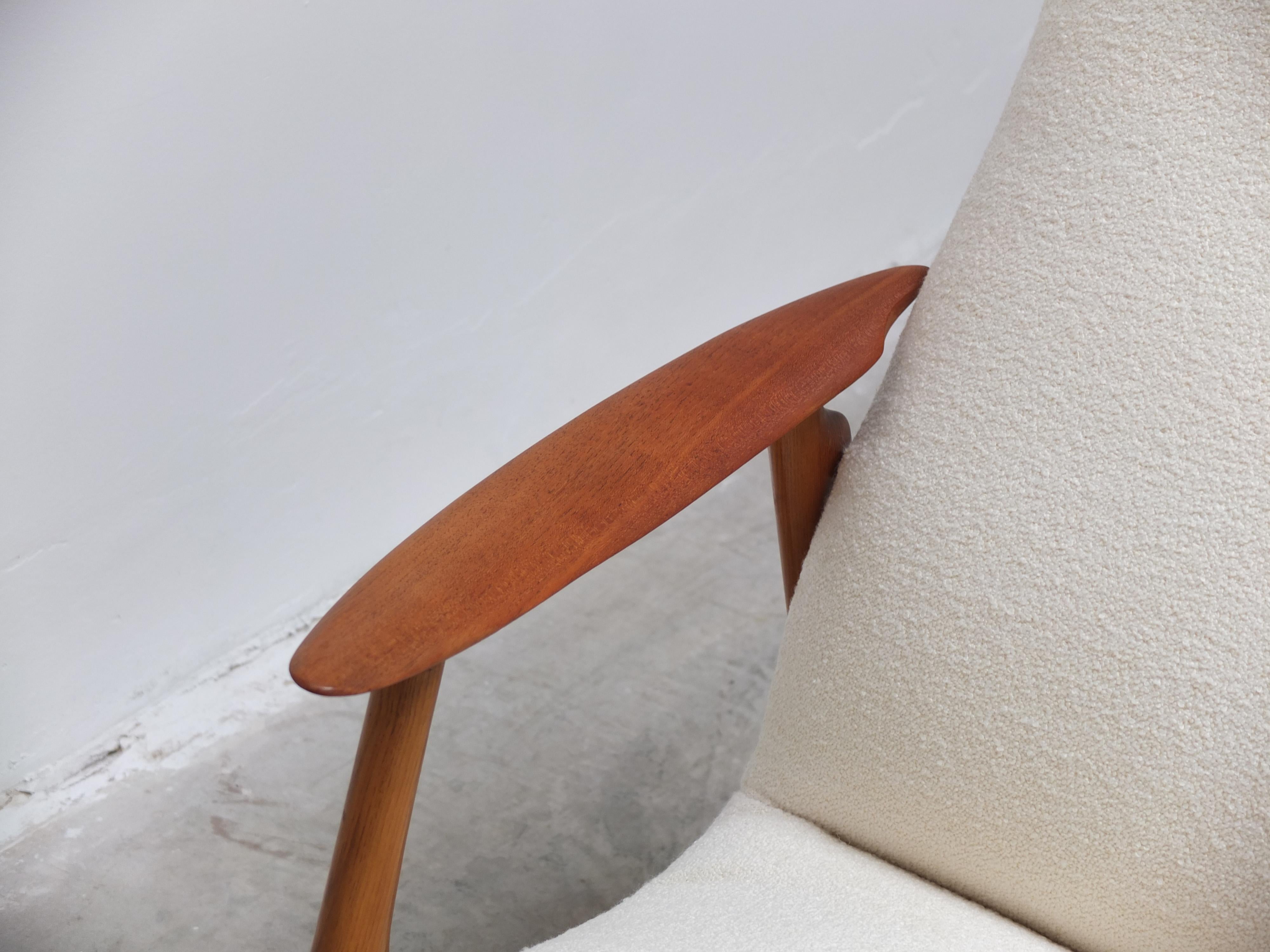 Rare 'Model 500' Lounge Chair by by Braathen & Brattrud for Dokka Møbler, 1958 For Sale 4