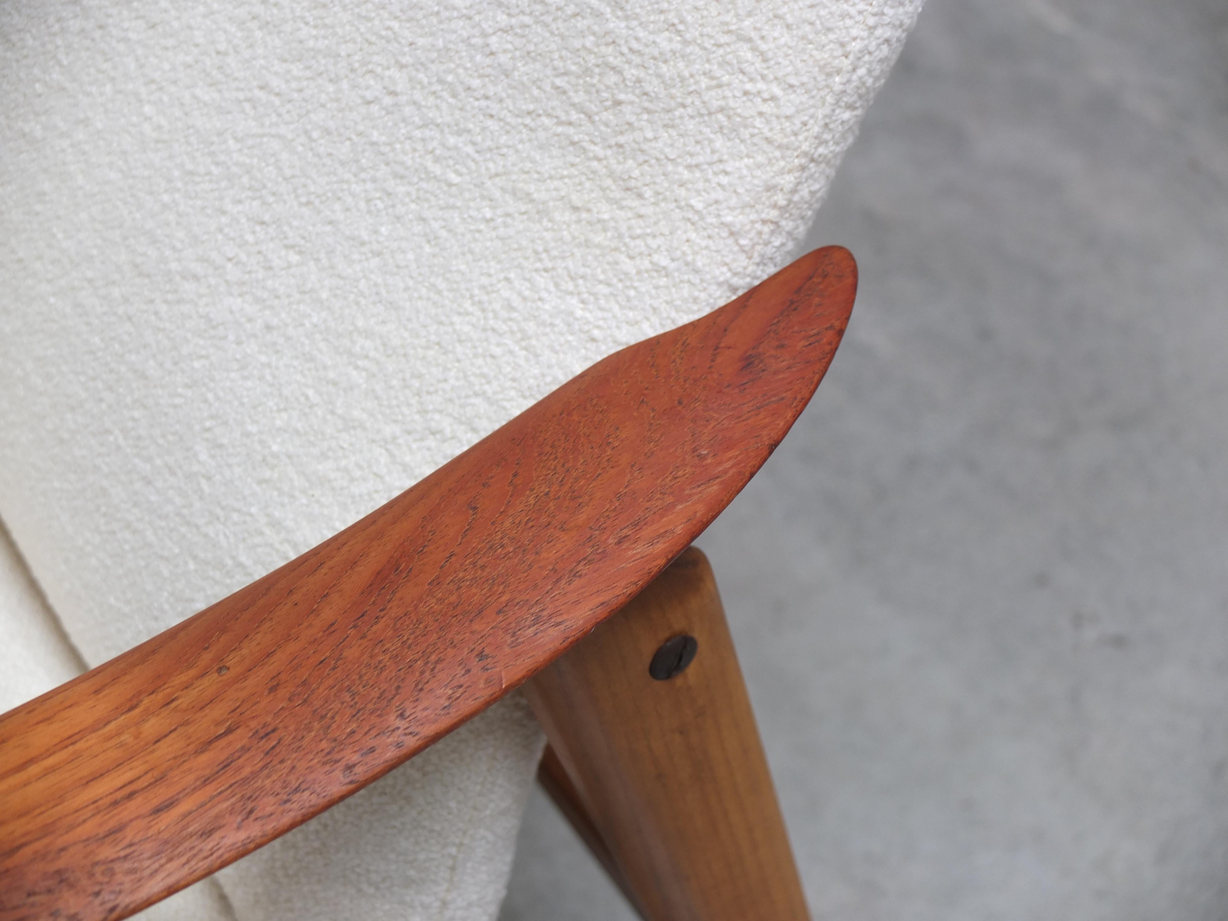 Rare 'Model 500' Lounge Chair by by Braathen & Brattrud for Dokka Møbler, 1958 For Sale 5